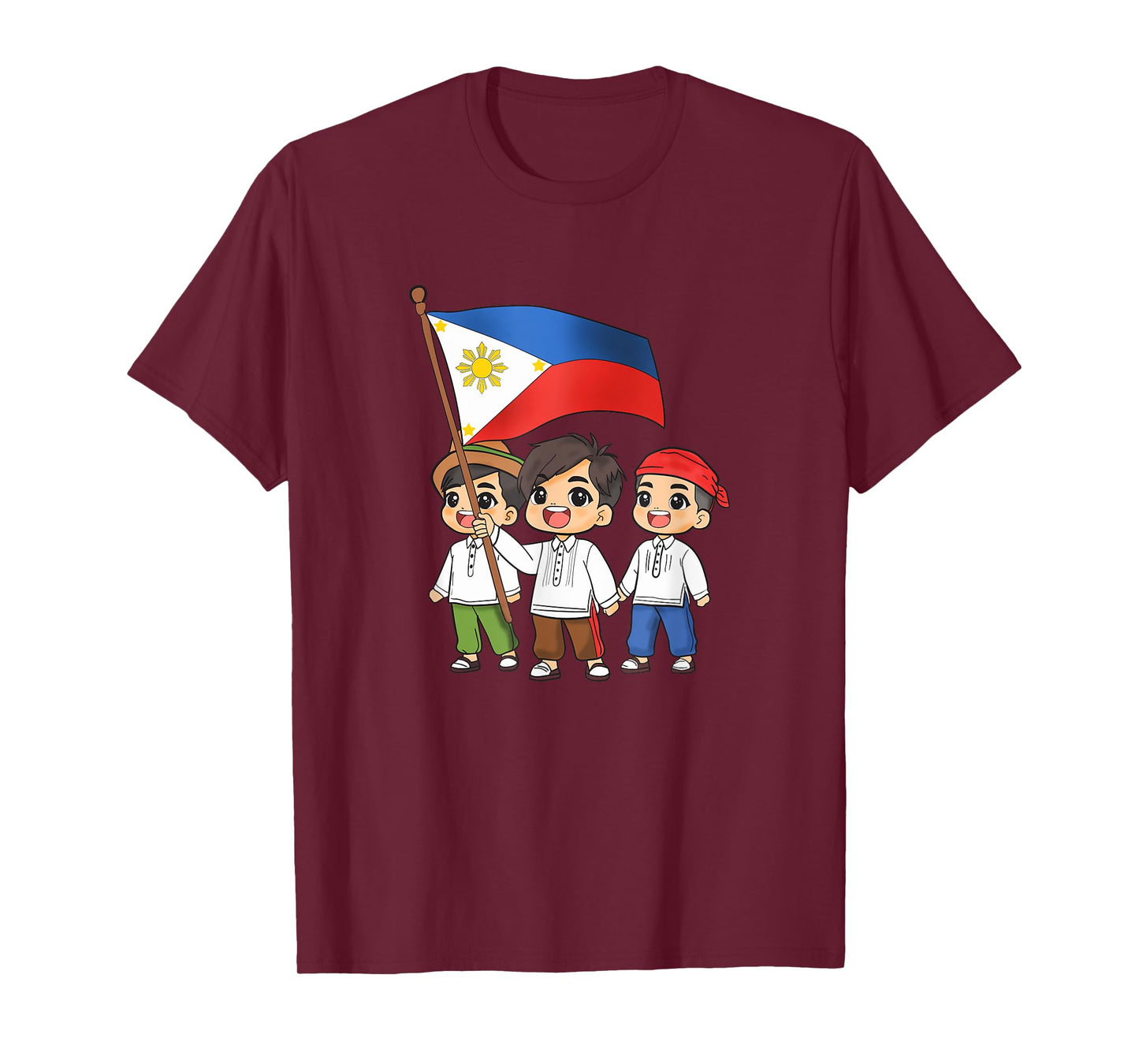 Philippines Pilipinas Proud Filipino Boy Pinoy Flag Boys T-Shirt