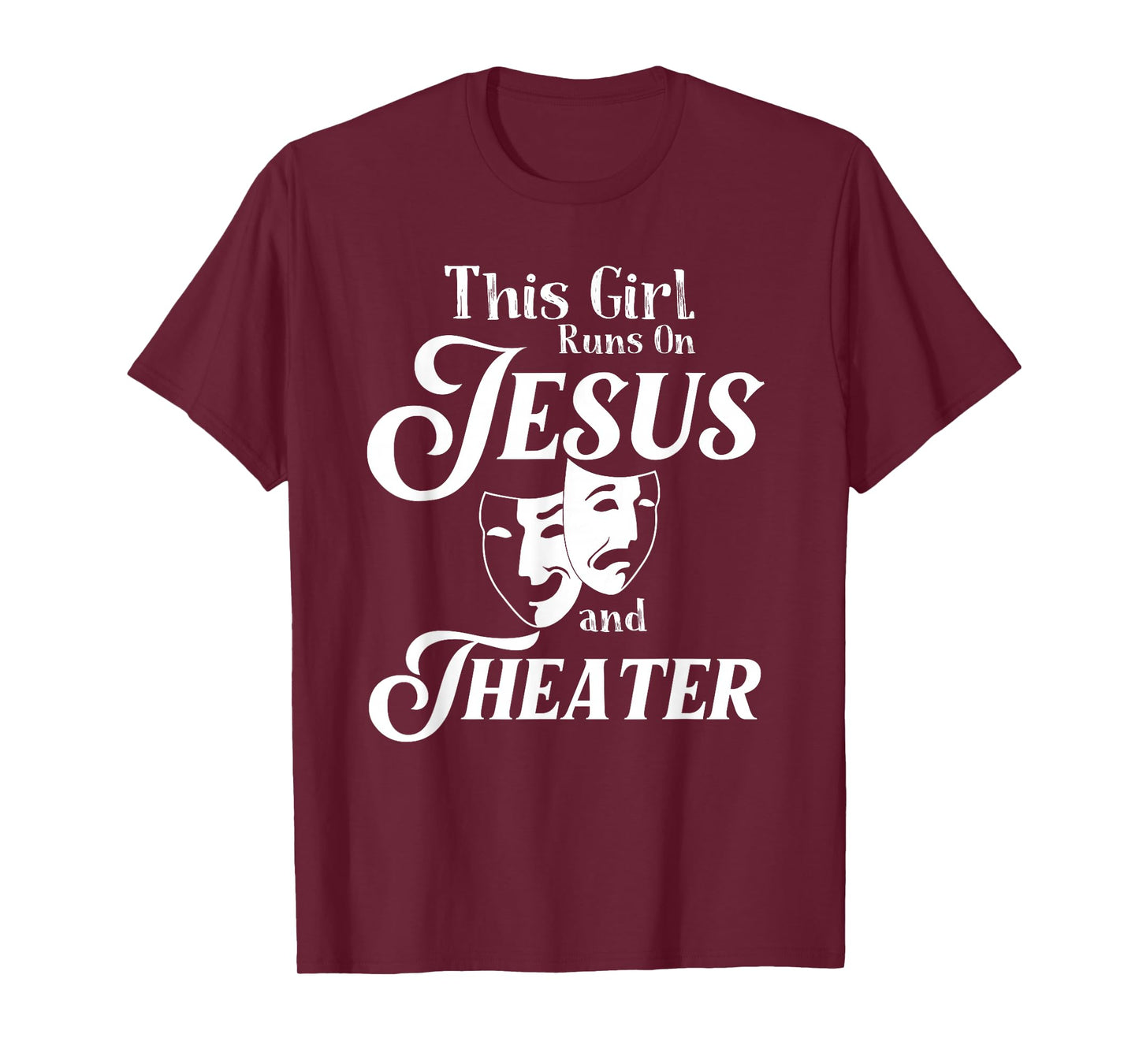Cool Theater Art for Women Girls Musical Broadway Theater T-Shirt