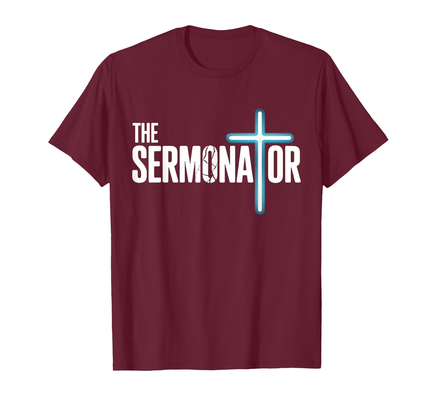 The Sermonator Christian Preacher Faith Humor Church T-Shirt
