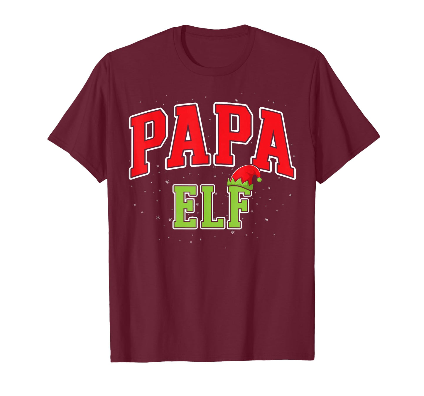 Papa Elf Christmas Family Matching Group Xmas Father T-Shirt