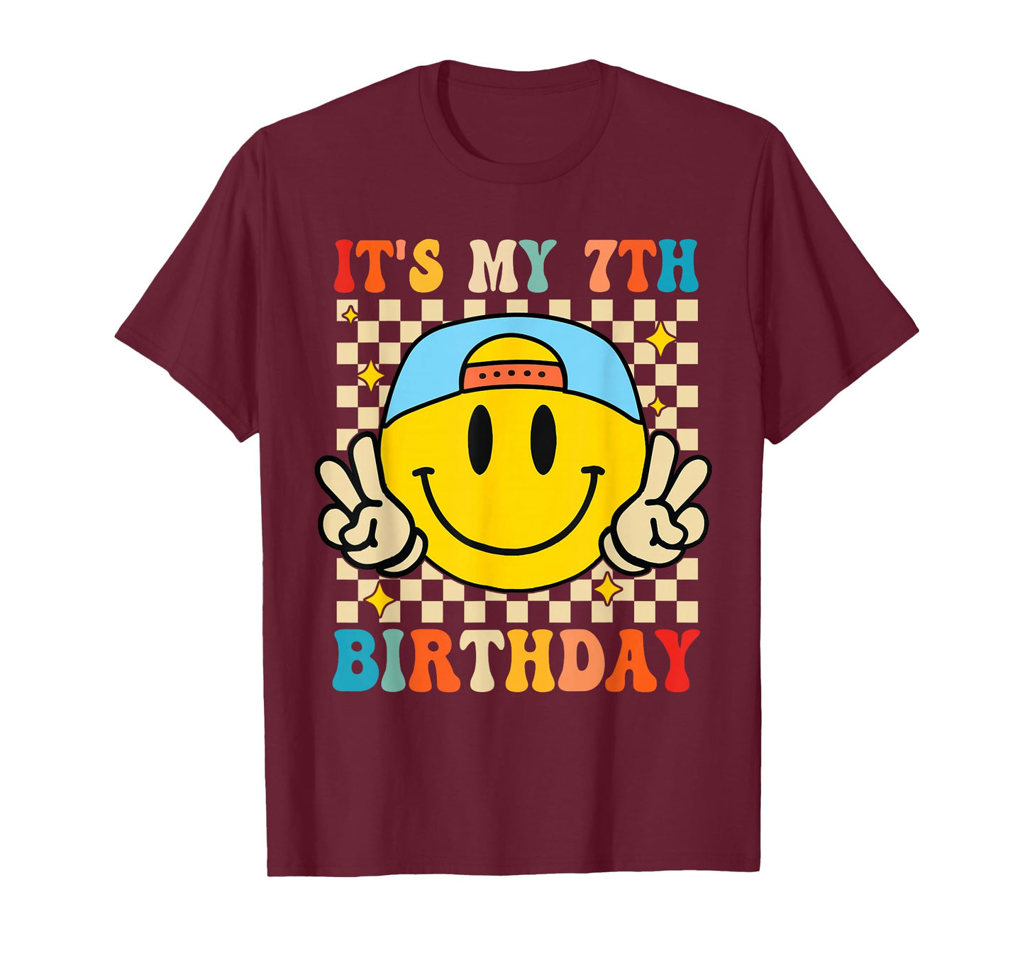 It's My 7th Birthday 7 Years Old Boys Bruh I'm 7 Seven Party T-Shirt