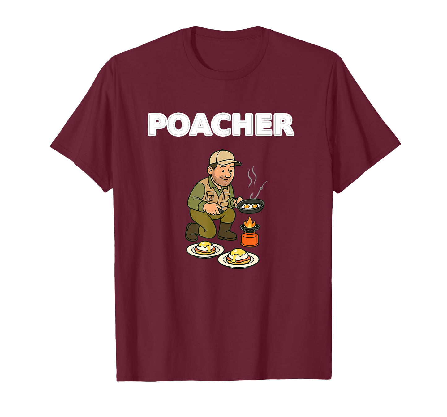 Poacher Fishing Tee Fishing Gift Hunting Gift Funny Fishing T-Shirt