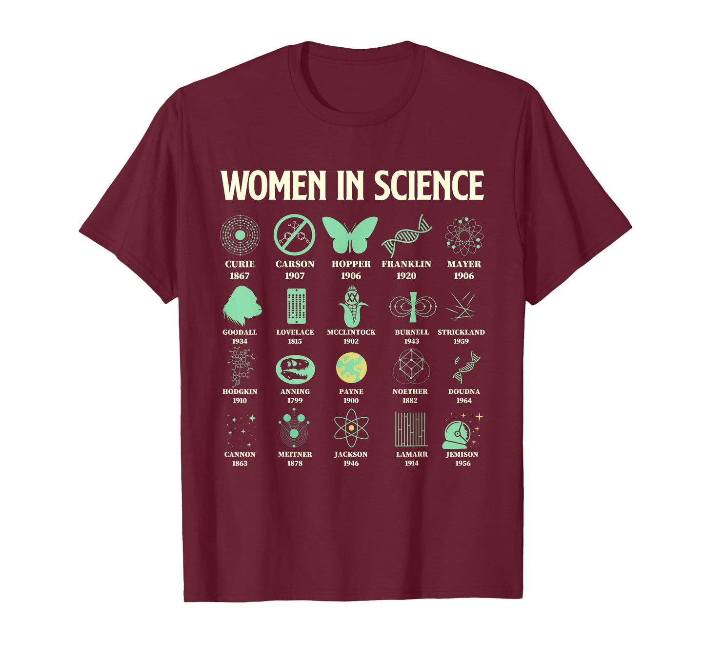 Women In Science - Chemistry Student Astronomy Lover T-Shirt