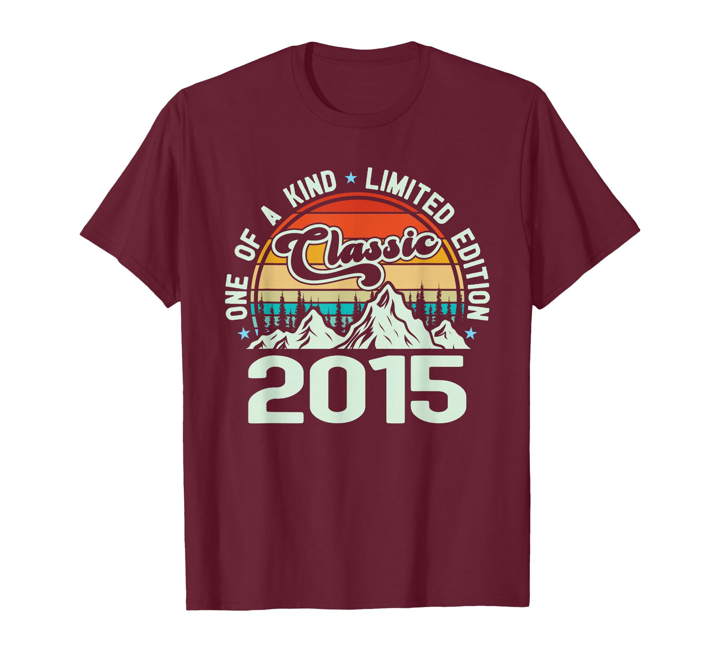 Classic 2015 One of A Kind Mountain Graphic, 2015 Birthday T-Shirt