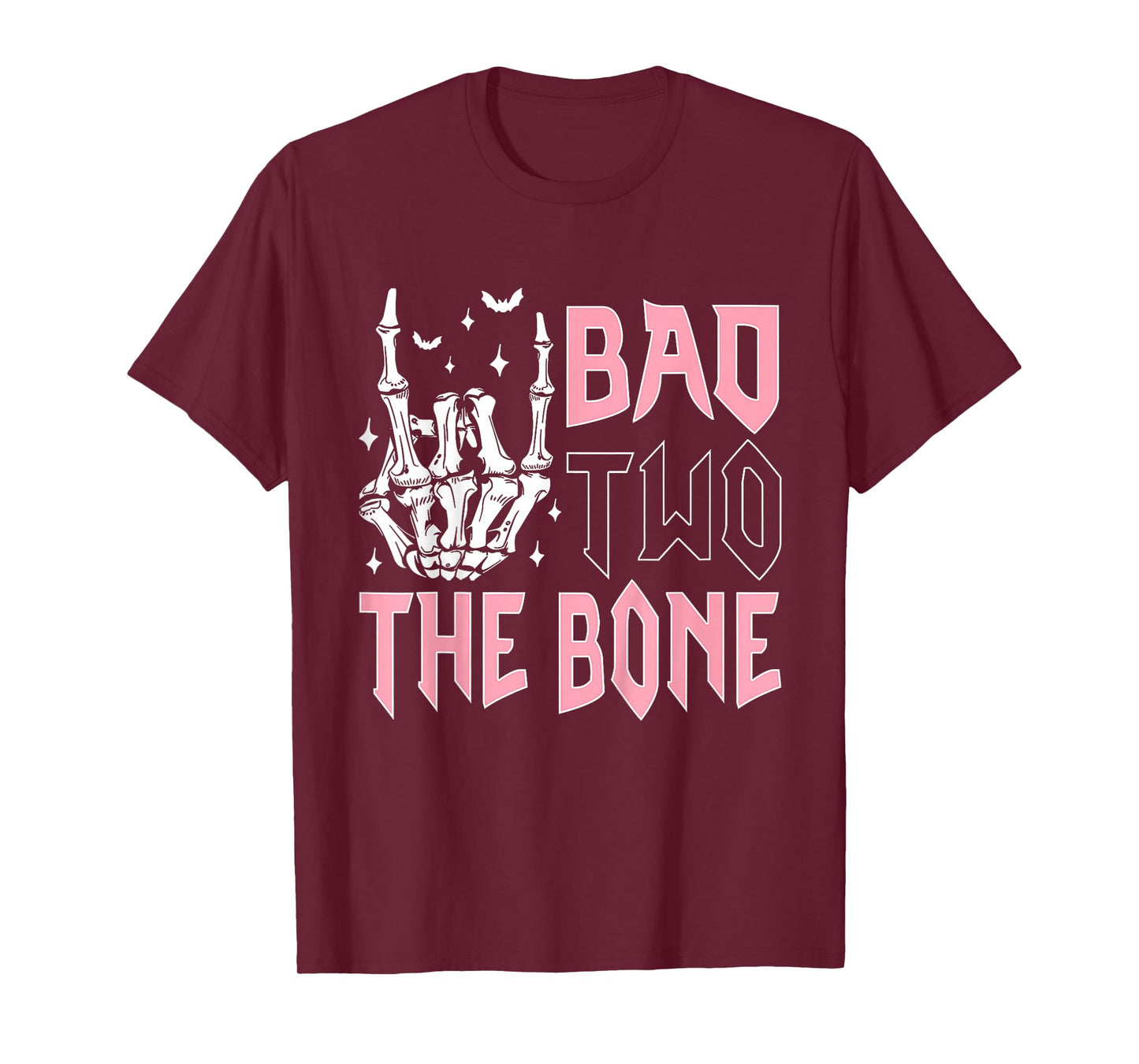 Bad Two The Bone Party Decorations 2 Years Old Birthday Kids T-Shirt