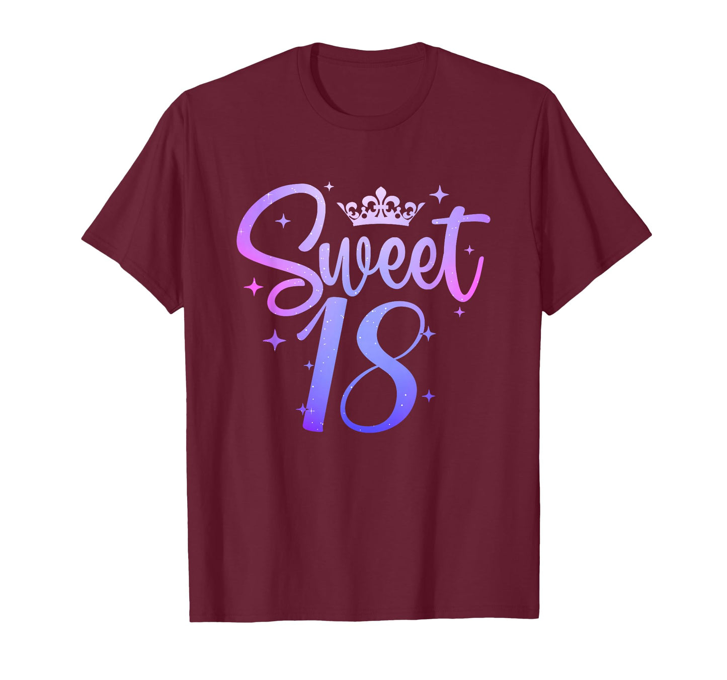 Cute Eighteen Years Old Birthday Girls Party Apparel T-Shirt