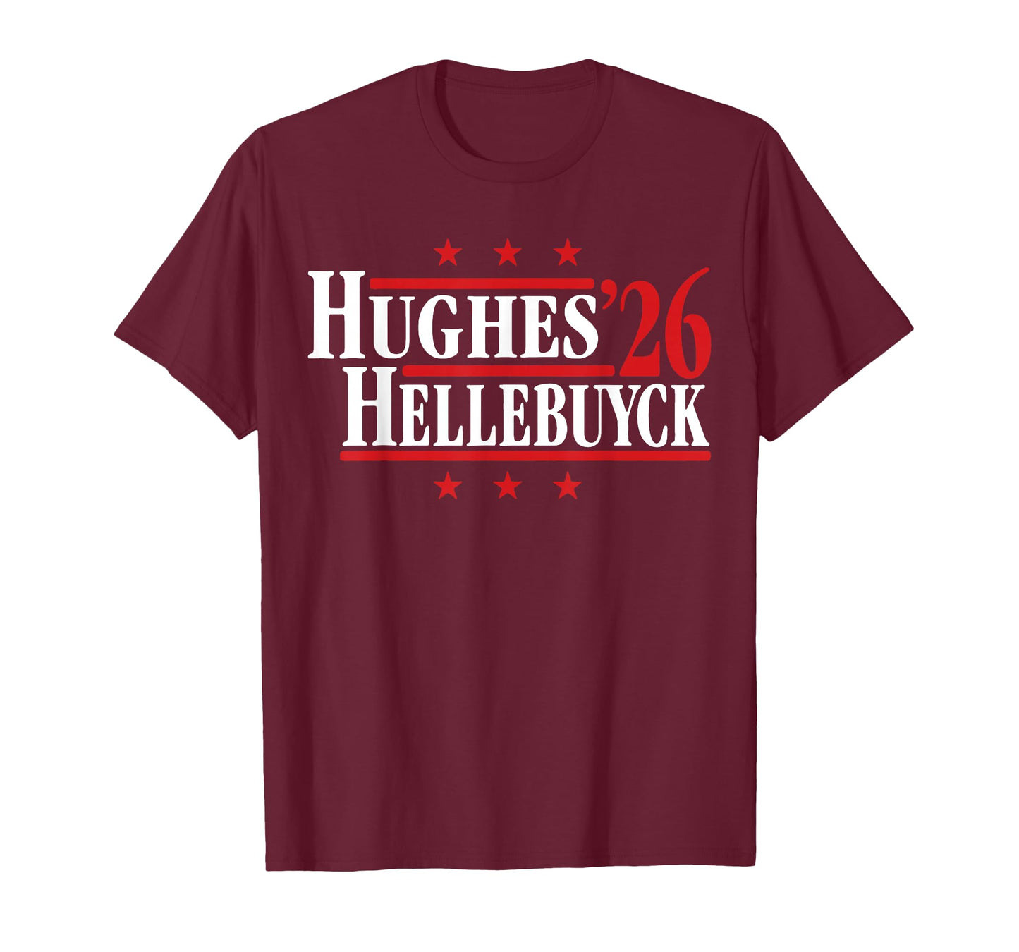 Hughes and Hellebuyck '26 T-Shirt