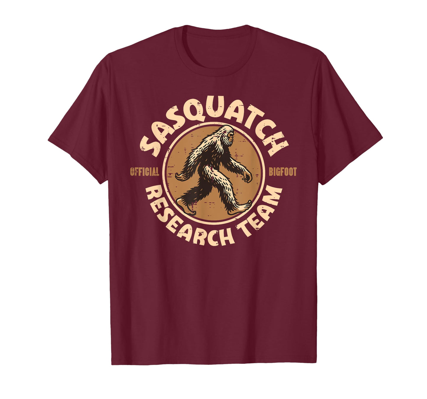 Sasquatch Official Research Team Fun Bigfoot Women Men Kids T-Shirt