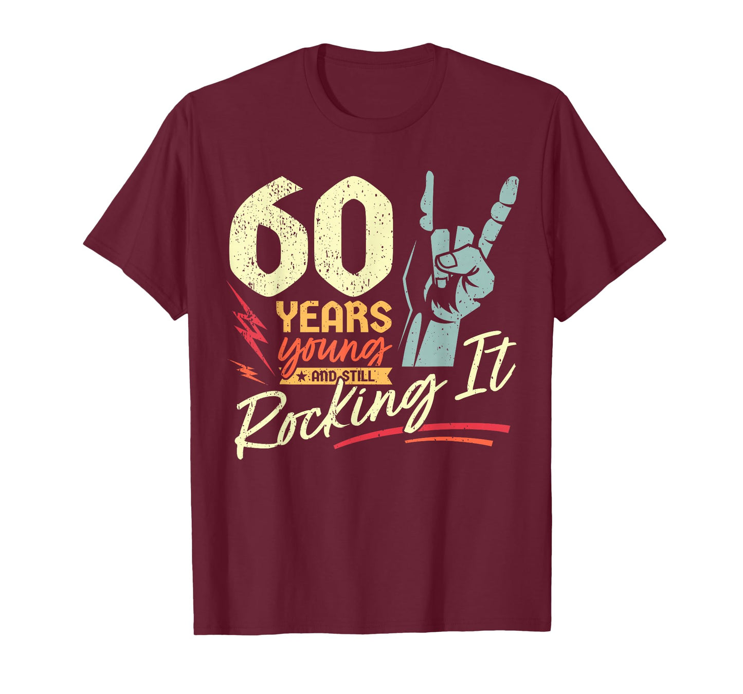 60th Birthday Funny Rock'n'Roll Birthday 60 Years T-Shirt