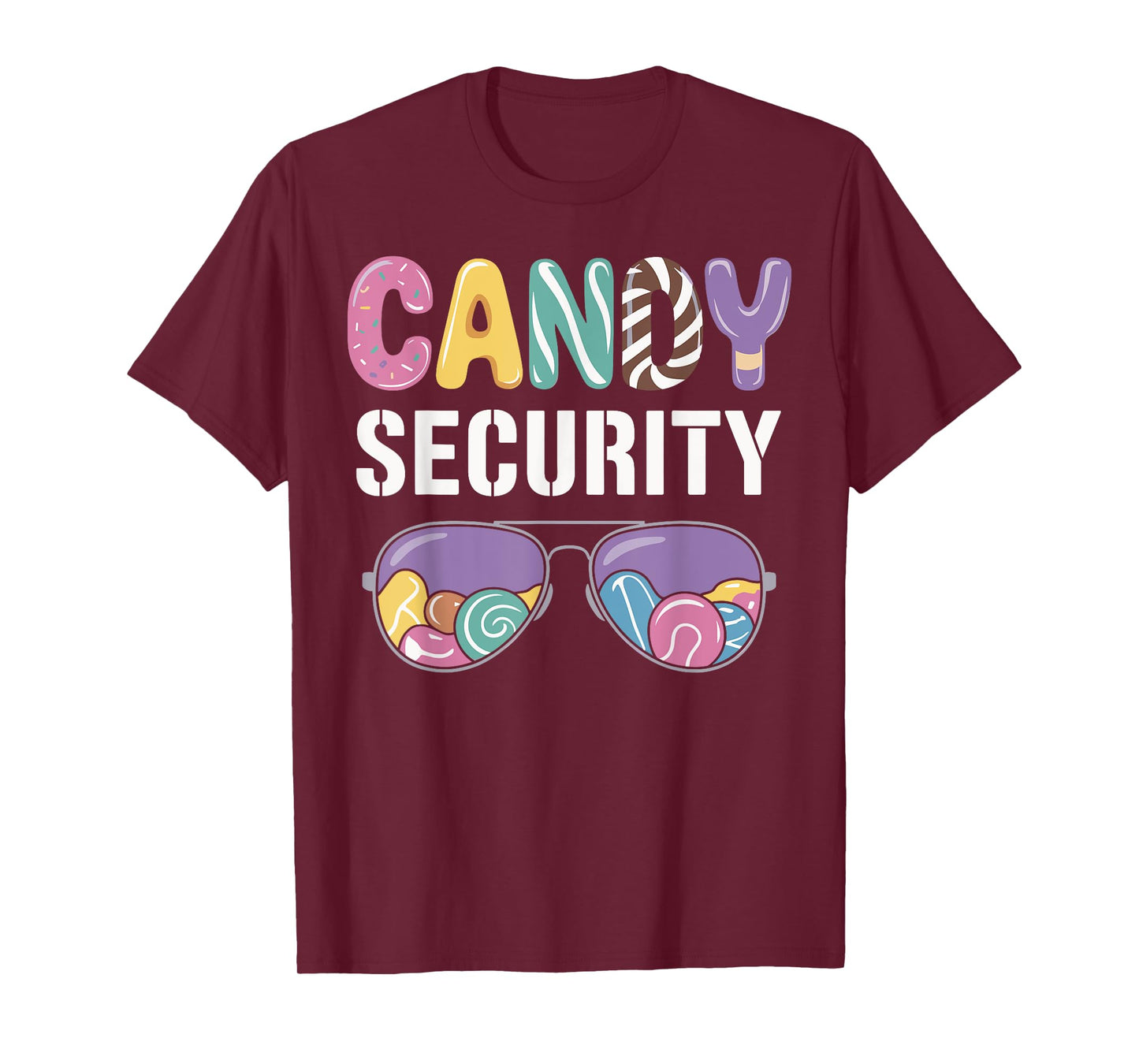 Candy Security Sunglasses Party Costume T-Shirt