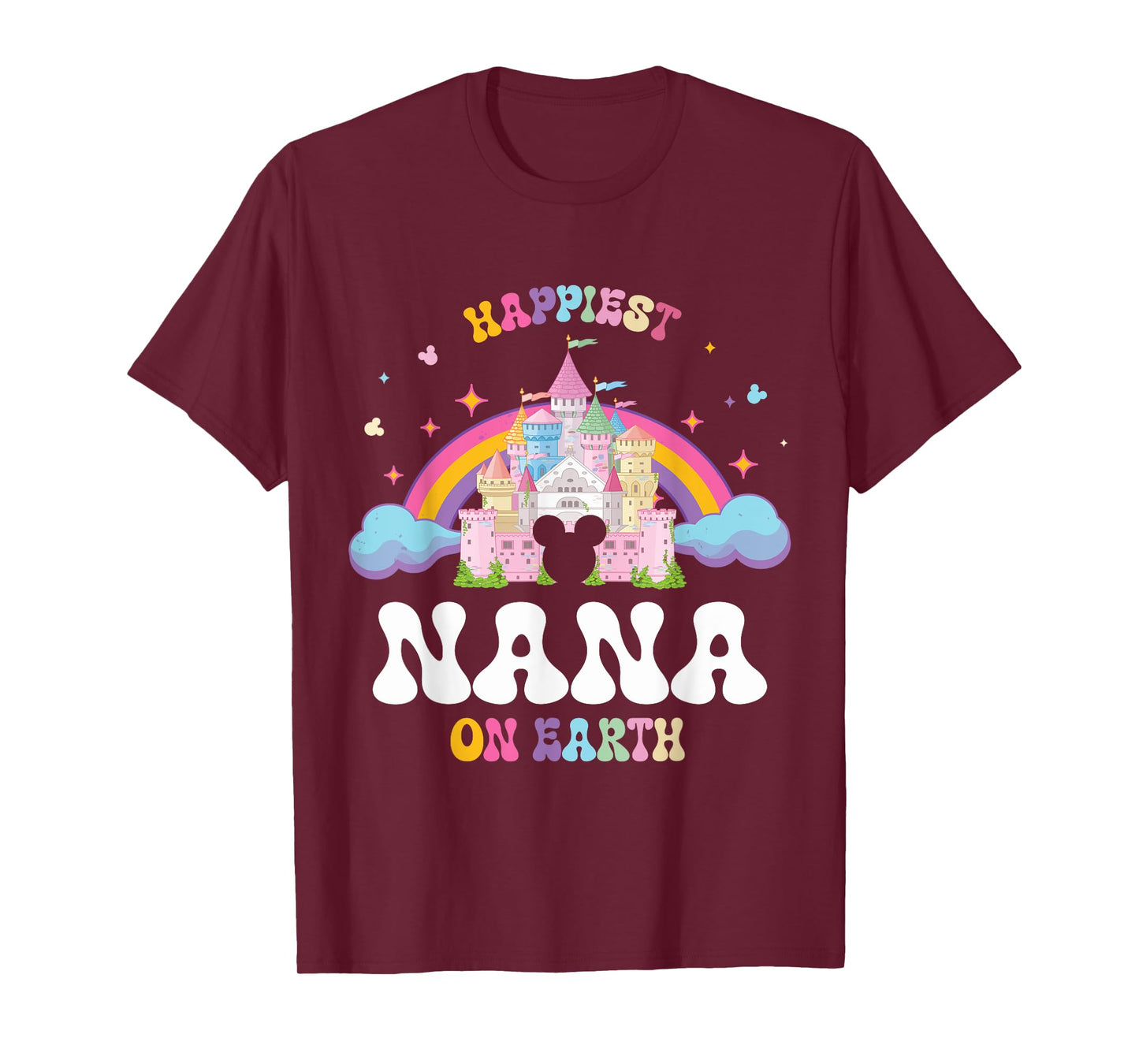 Happy Mothers Grandma Son Daughter Happiest Nana On Earth T-Shirt