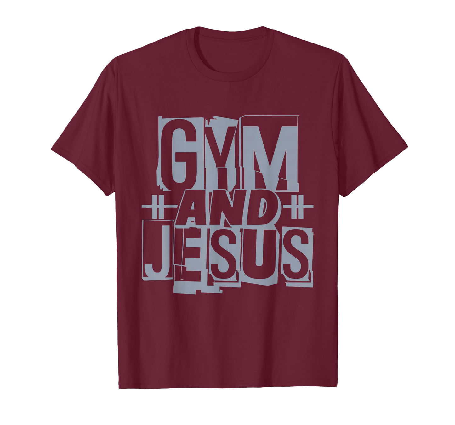 Lift Heavy Pray Hard with Cross Believers who Train T-Shirt