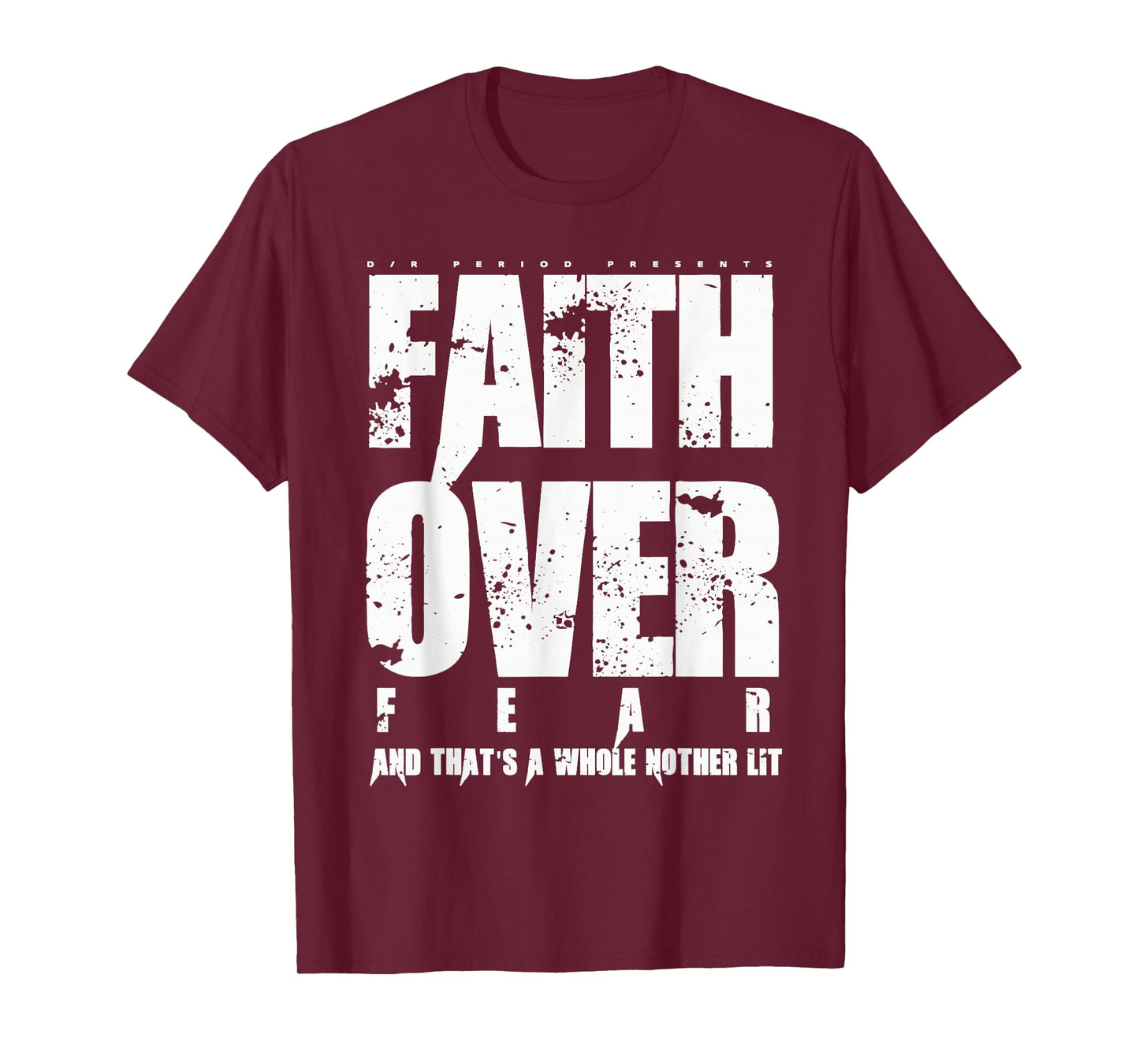 Retro Faith Over Fear Classic Vintage Jesus Christian T-Shirt