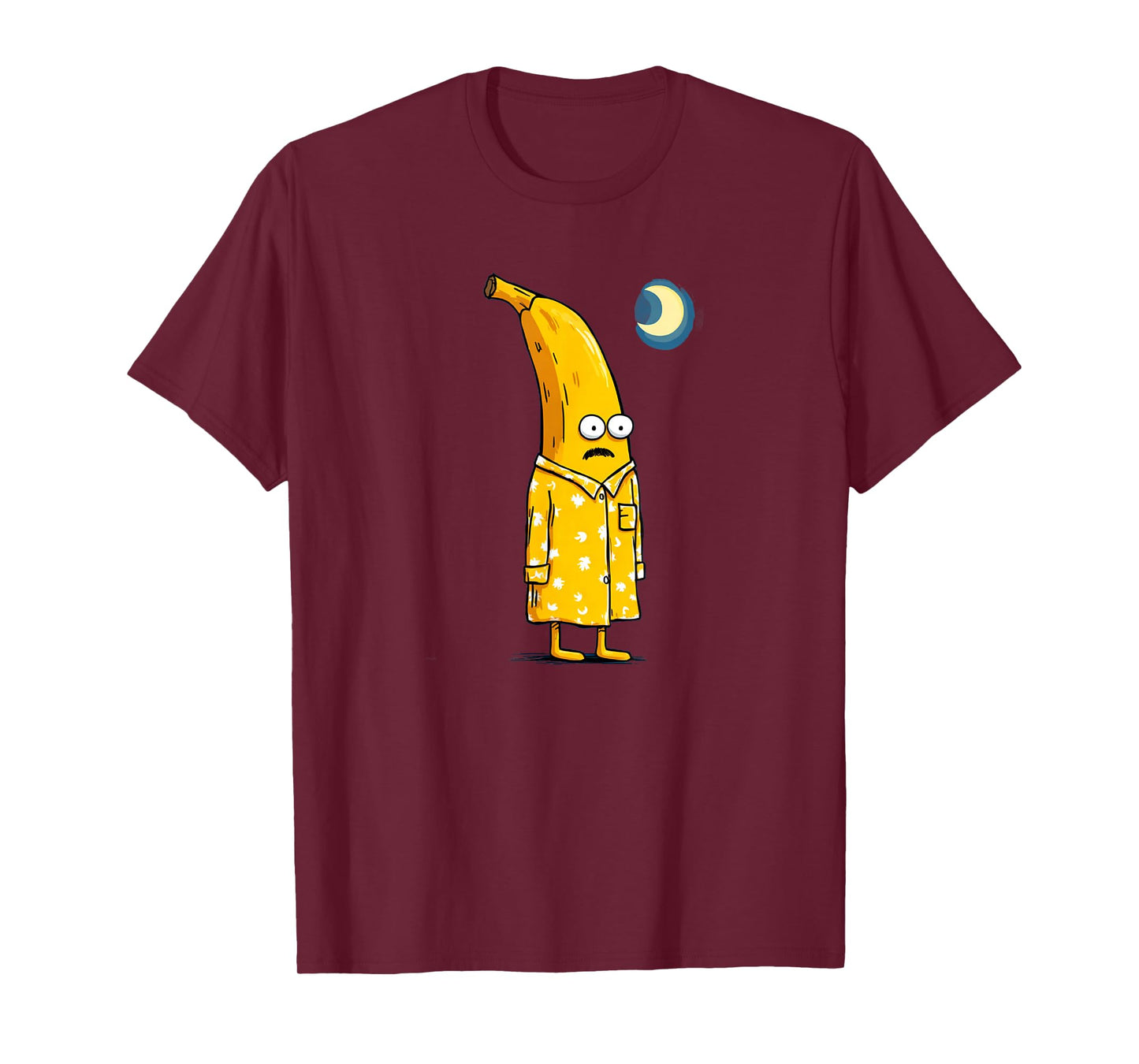 Funny Banana in Yellow Pajama Look T-Shirt