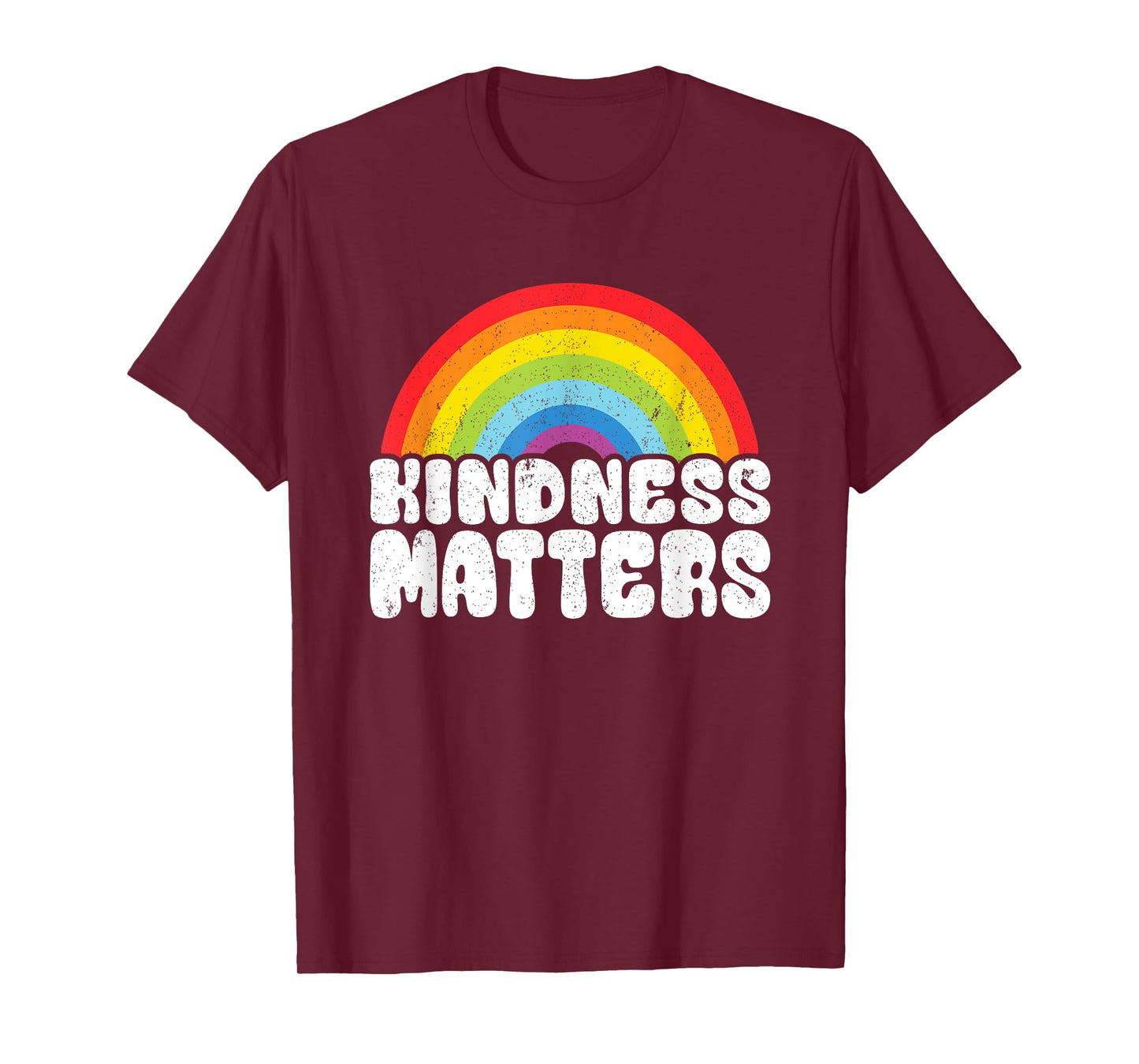 Positive Anti Bullying Rainbow Sped Teacher Kindness Matters Men Women Kids T-Shirt
