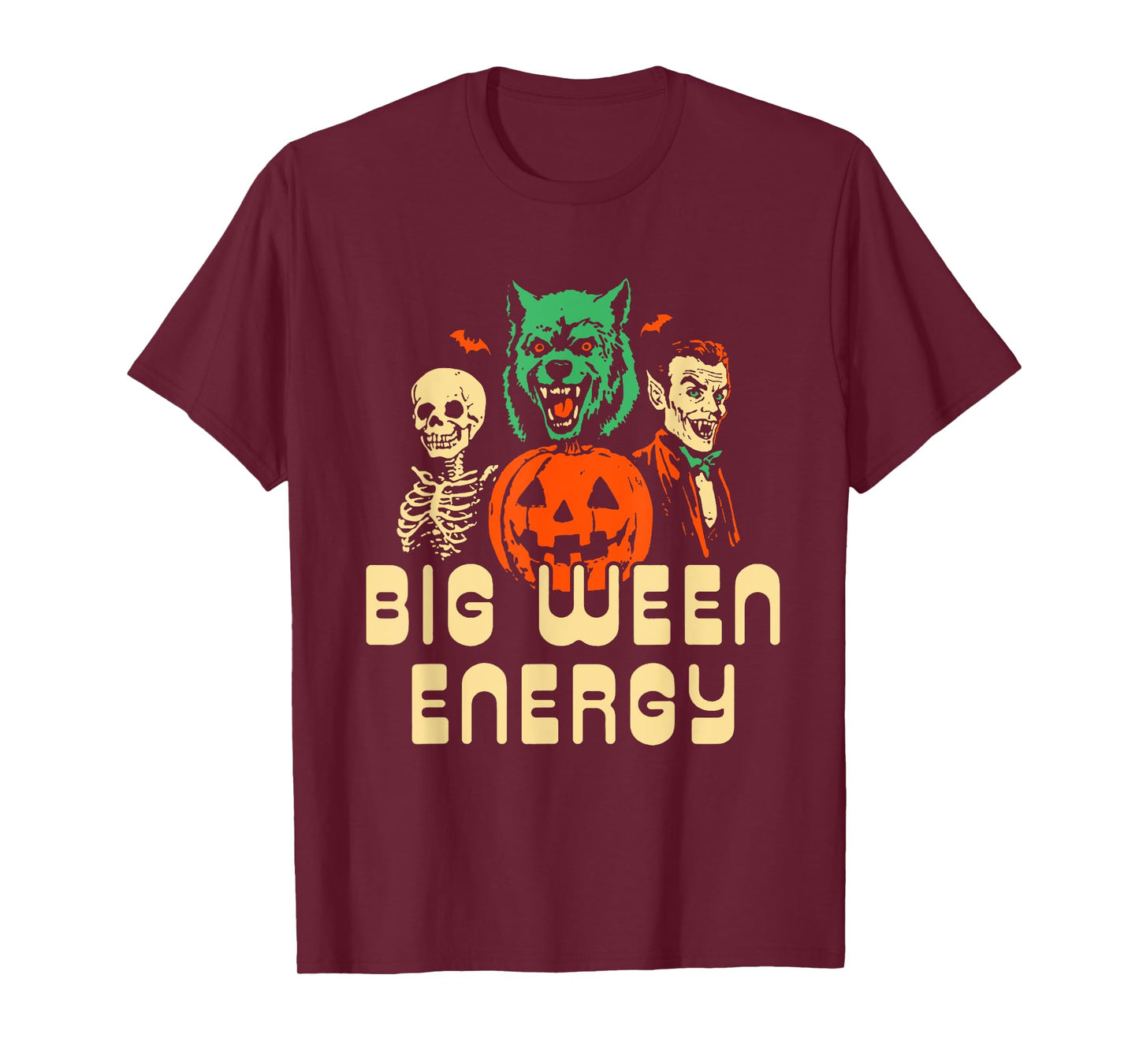 Funny Halloween Big Ween Energy Unisex for Men, Women T-Shirt