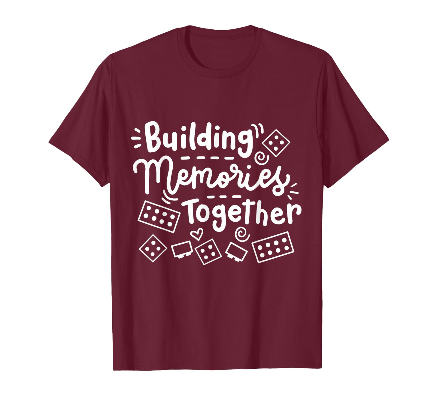 Building Memories Together Bricks Lover Master Builder Women T-Shirt