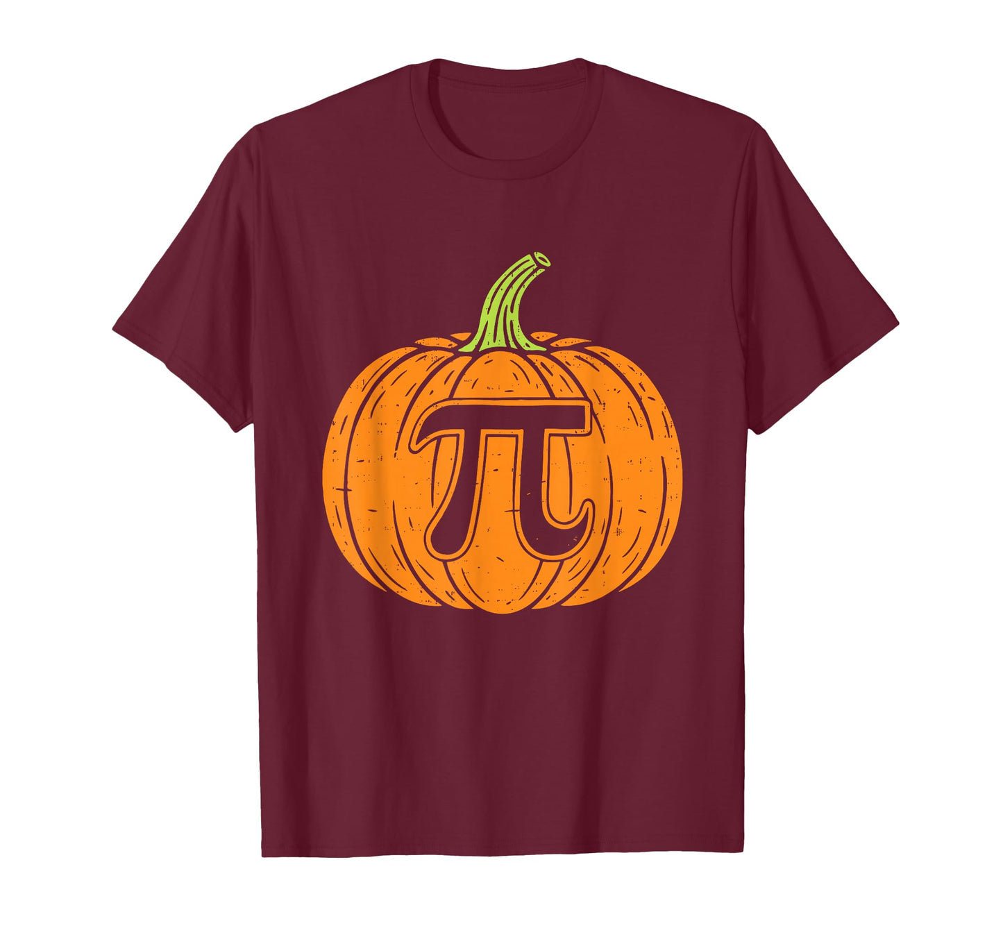 Pumpkin Pi Symbol Funny Math Nerd Spooky Halloween Pi Day T-Shirt