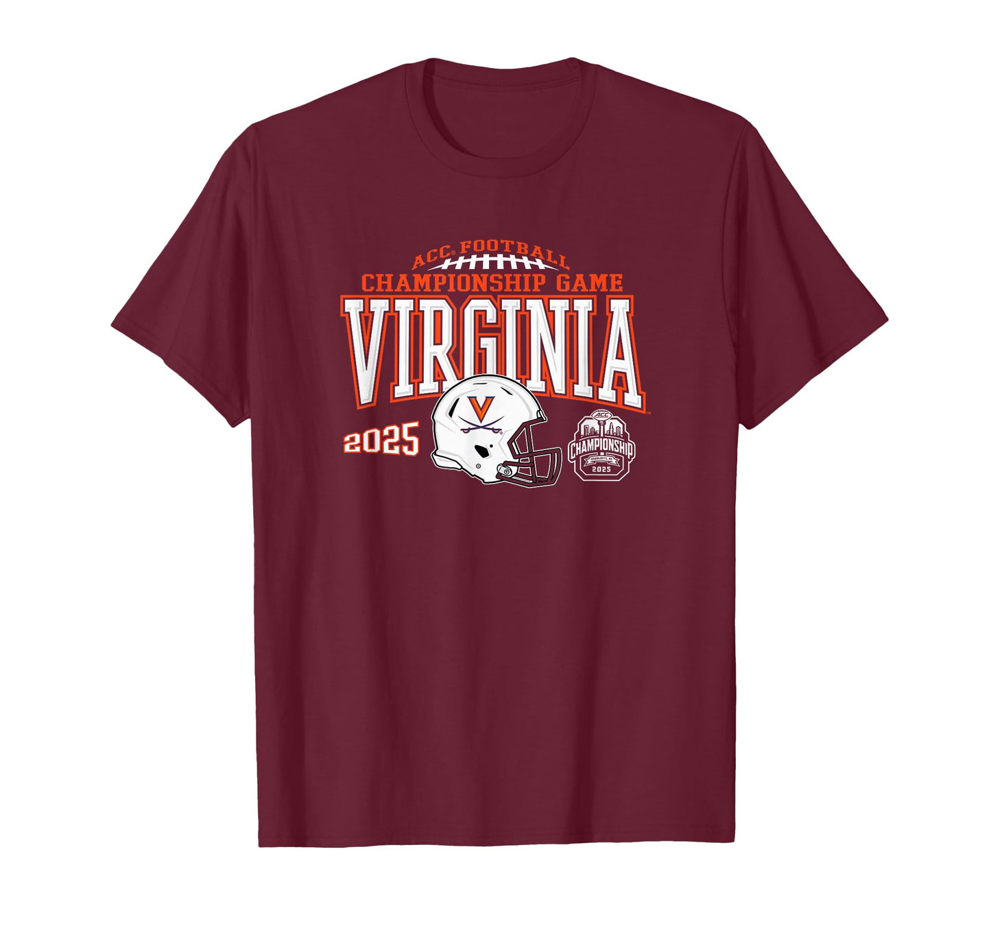 Virginia Cavaliers Acc Championship 2025 Football Navy T-Shirt