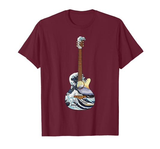 Guitar Musician Art Men Women Kids Beautiful Guitar T-Shirt