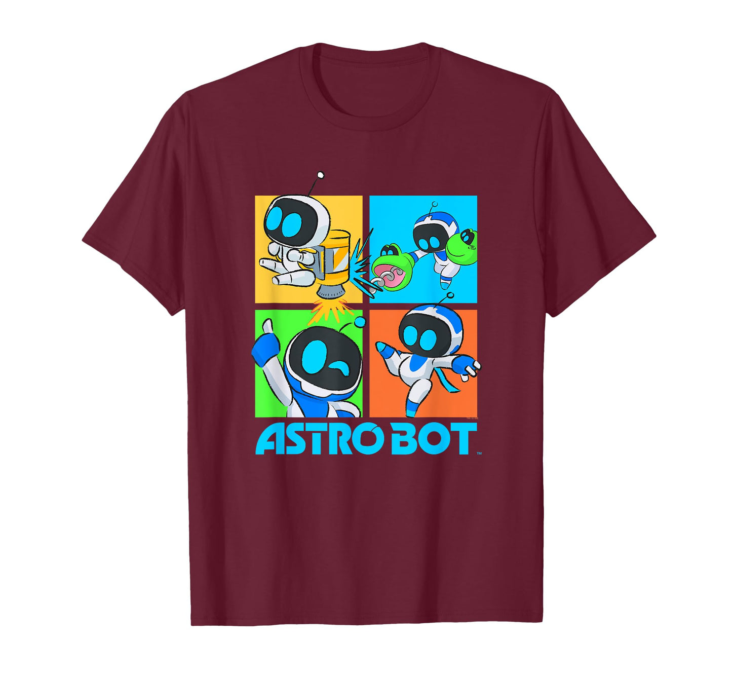 Astro Bot Rescue Mission Fighting Pose Video Game T-Shirt