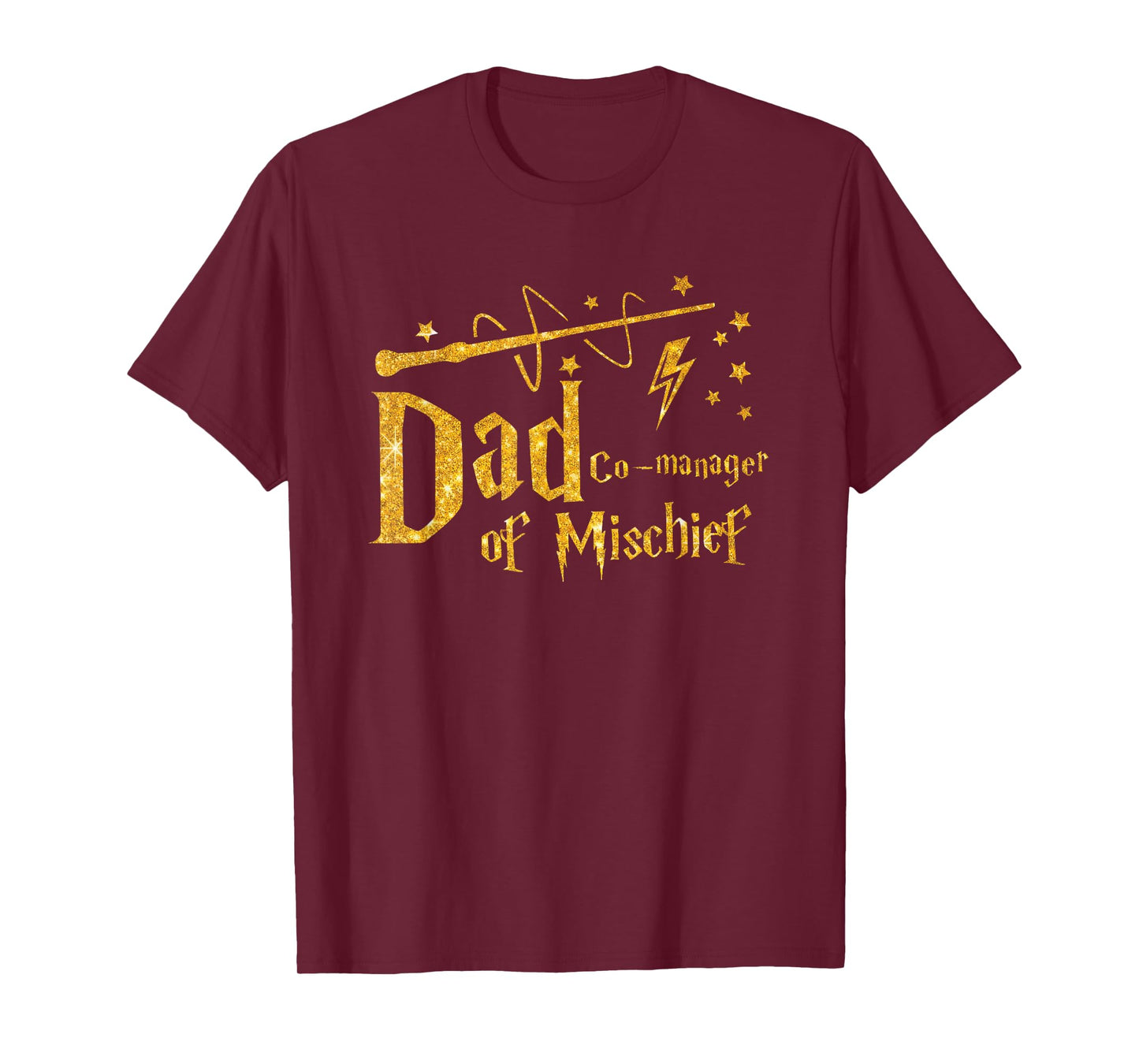 Magical Dad Manager of Mischief Birthday Family Matching T-Shirt
