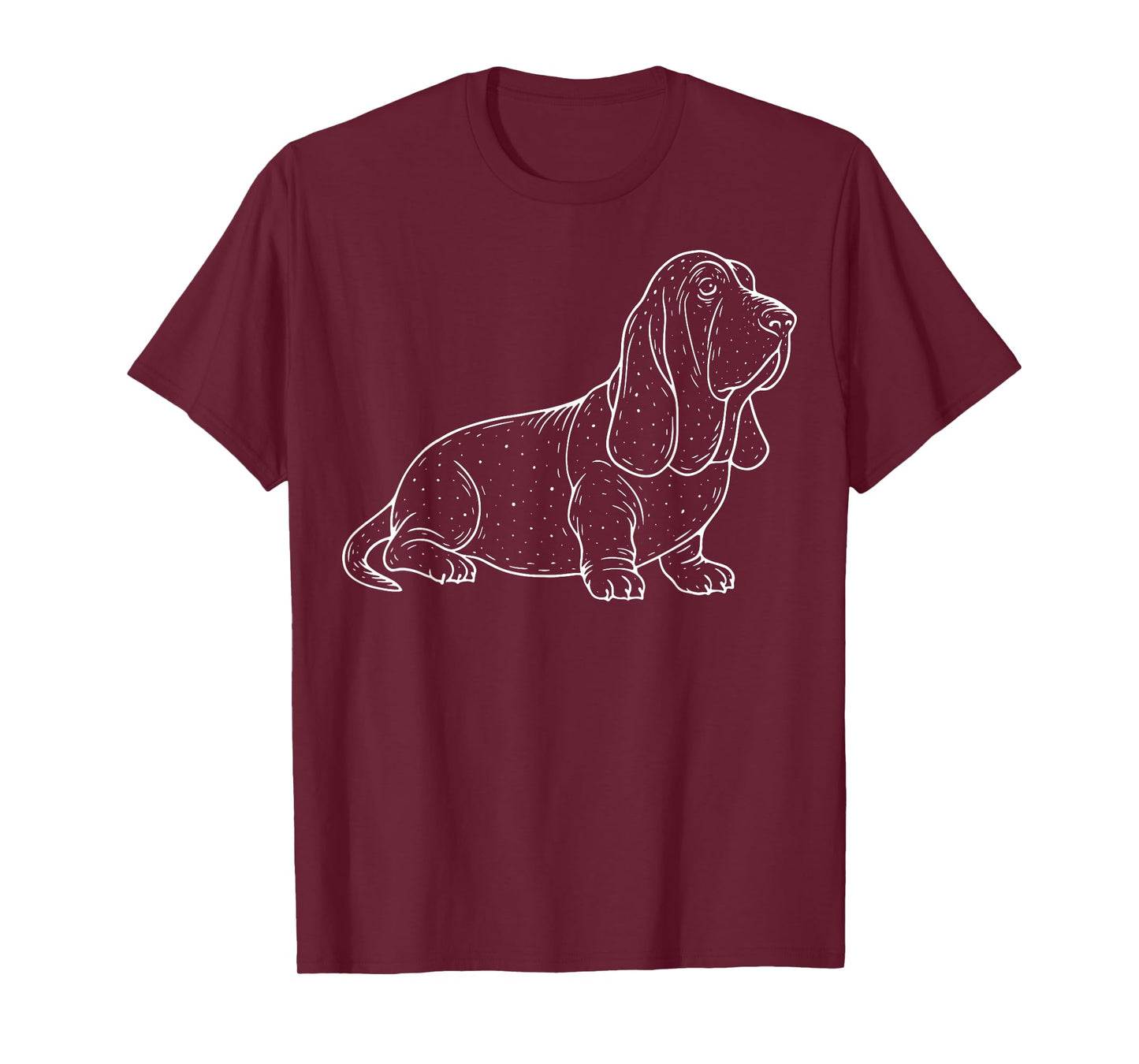 Basset Hound Illustration T-Shirt