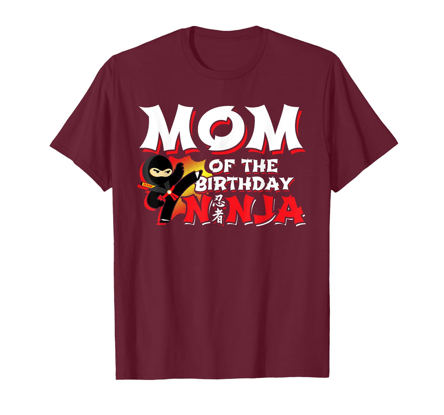 Ninja Party - Mom of the Birthday Ninja - Birthday Party T-Shirt