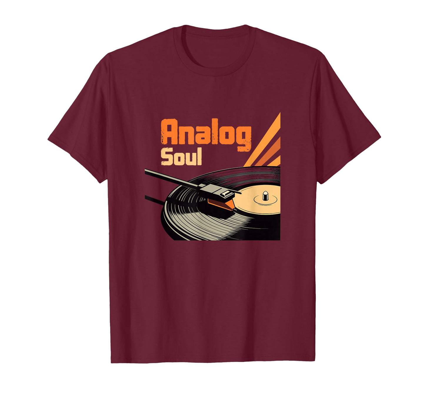 Analog Soul Music Retro Sound Vinyl Record Lover T-Shirt