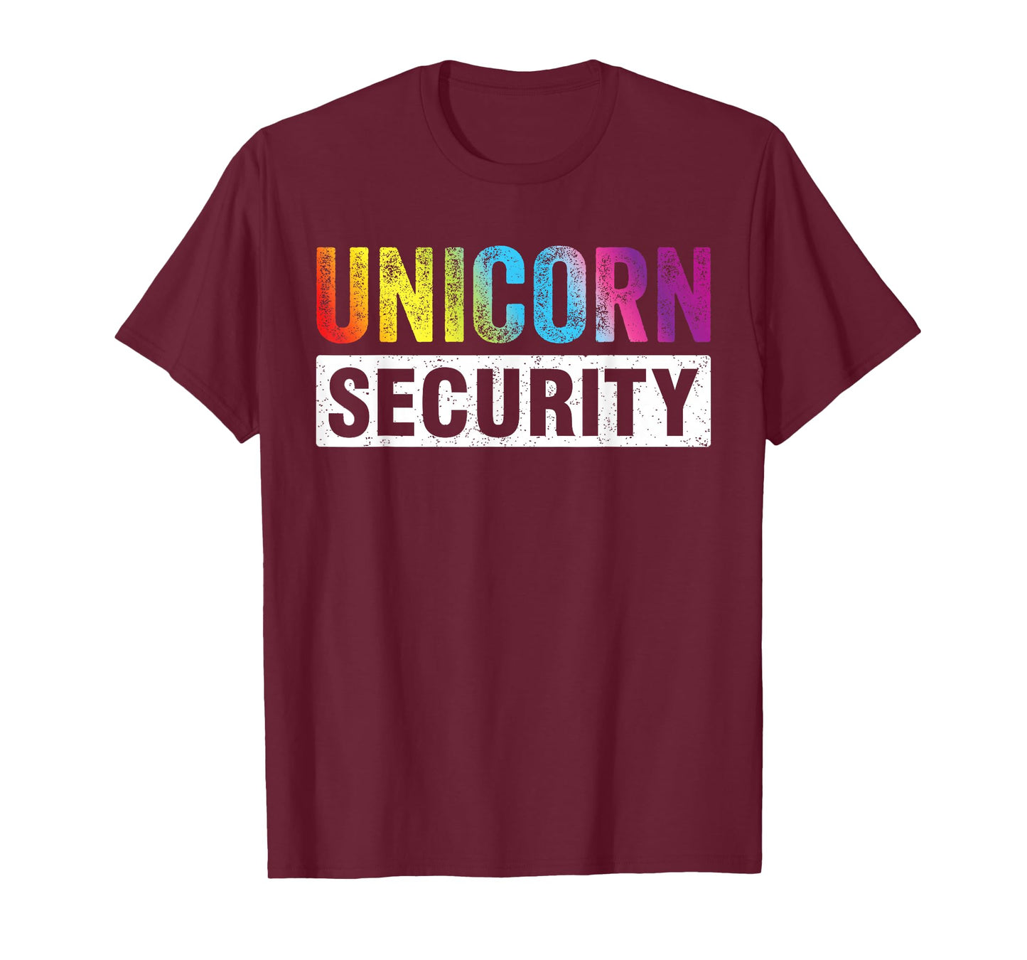 Unicorn Security Funny Halloween Costume T-Shirt