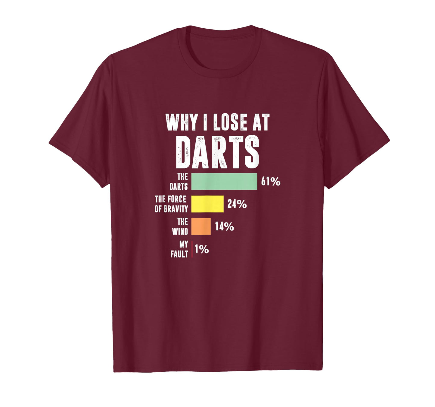 Why I Lose At Darts, Funny Darts Player T-Shirt