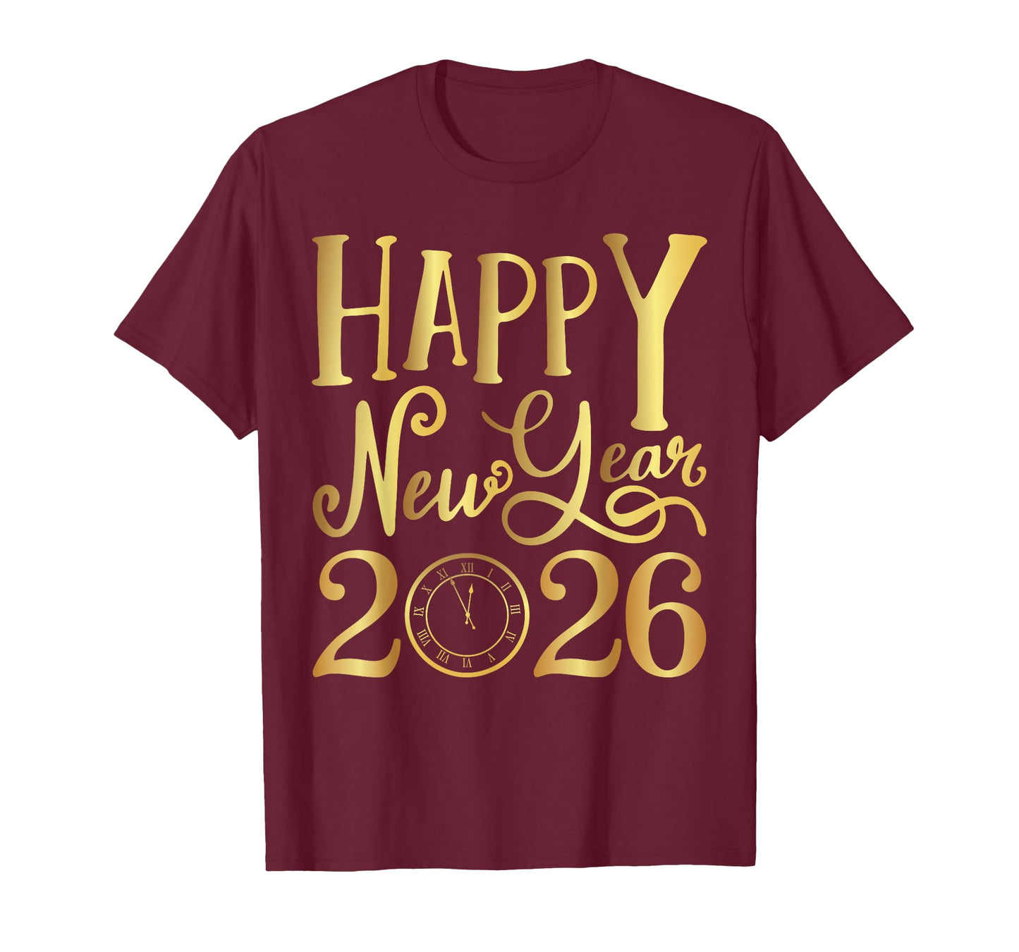 Happy New Year Party 2026 Family Matching T-Shirt