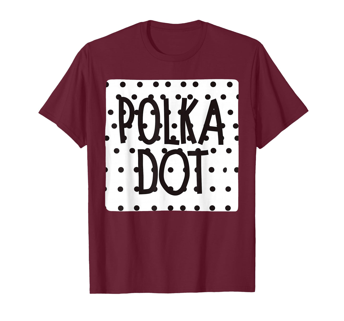 Black white Polka Dot Speech T-Shirt