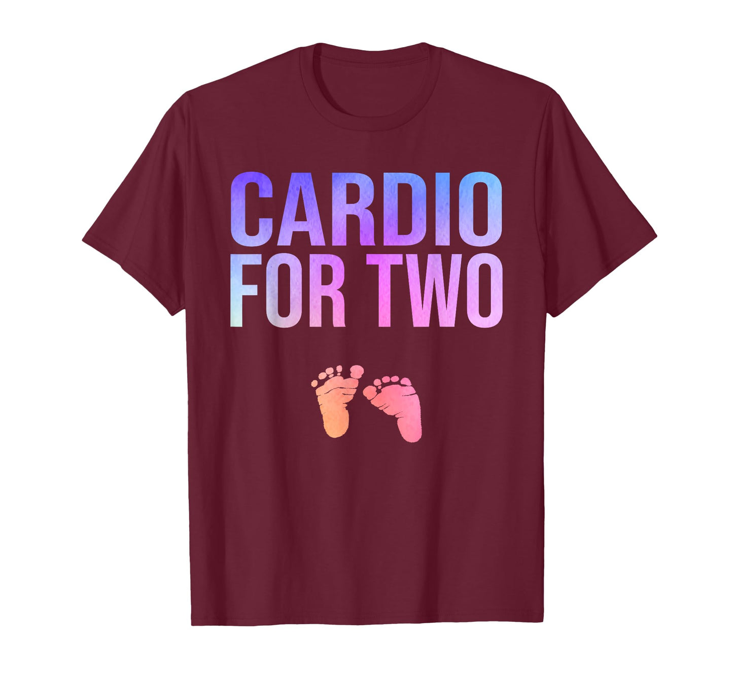 Cardio For Two Funny Pregnancy Workout T-Shirt