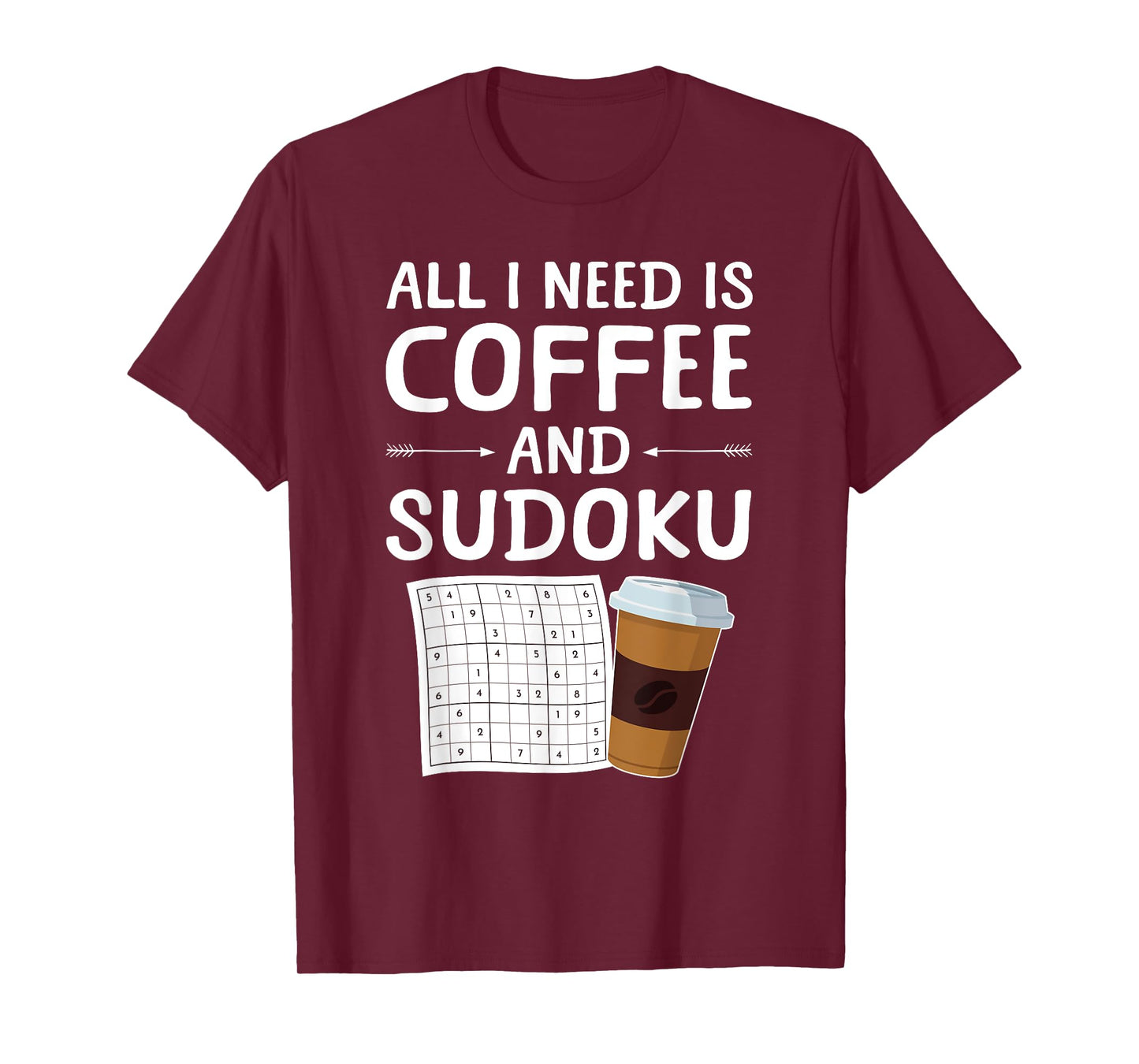 Cool Sudoku Design for Men Women Sudoku Player Sudoku Lover T-Shirt