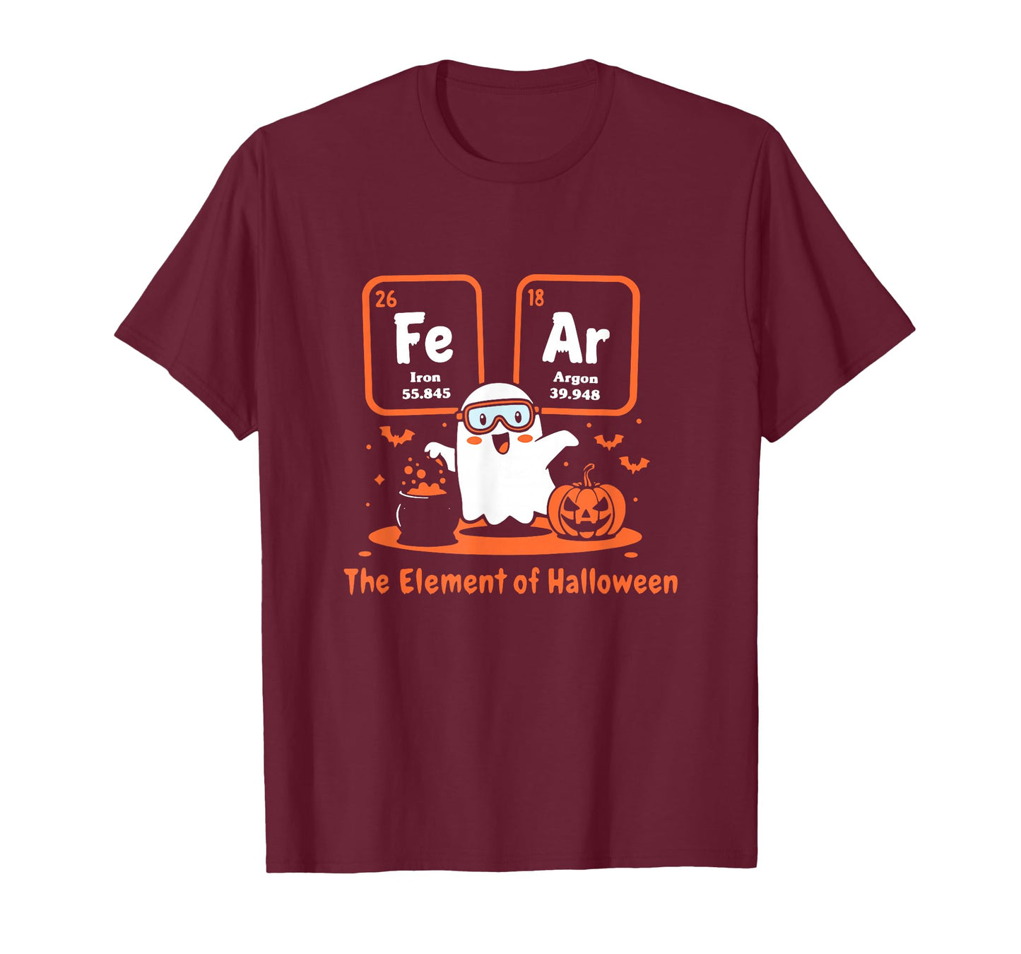 Chemistry Fear The Element of Halloween Cute Chemist T-Shirt