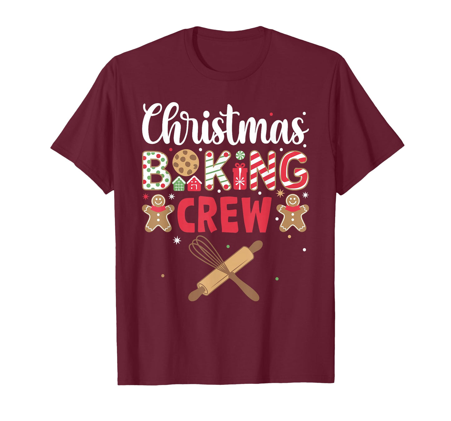 Funny Christmas Baking Crew Baking Christmas Cookie T-Shirt