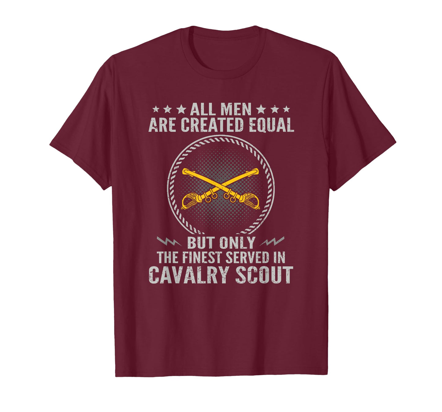 Only The Finest Served In Cavalry Scout US Veteran T-Shirt
