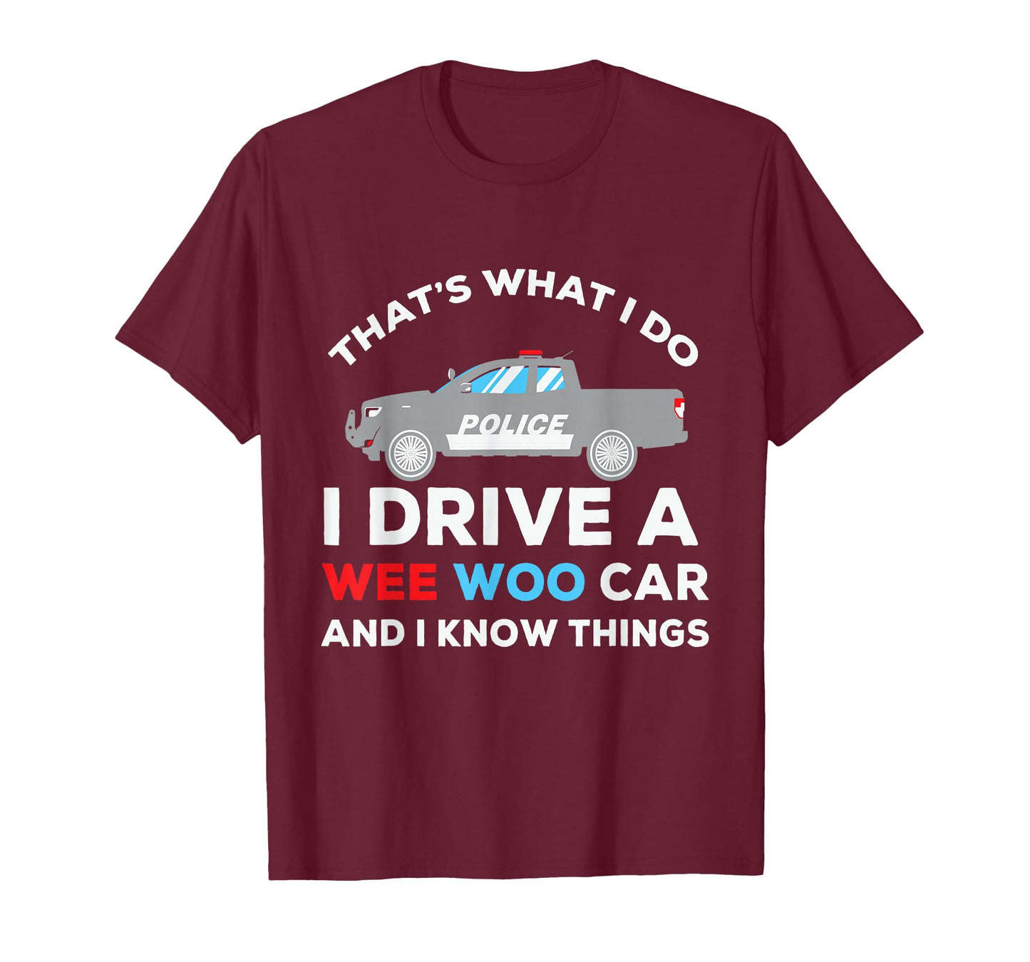 Wee Woo Squad Police Officer Adventure Cop Police T-Shirt