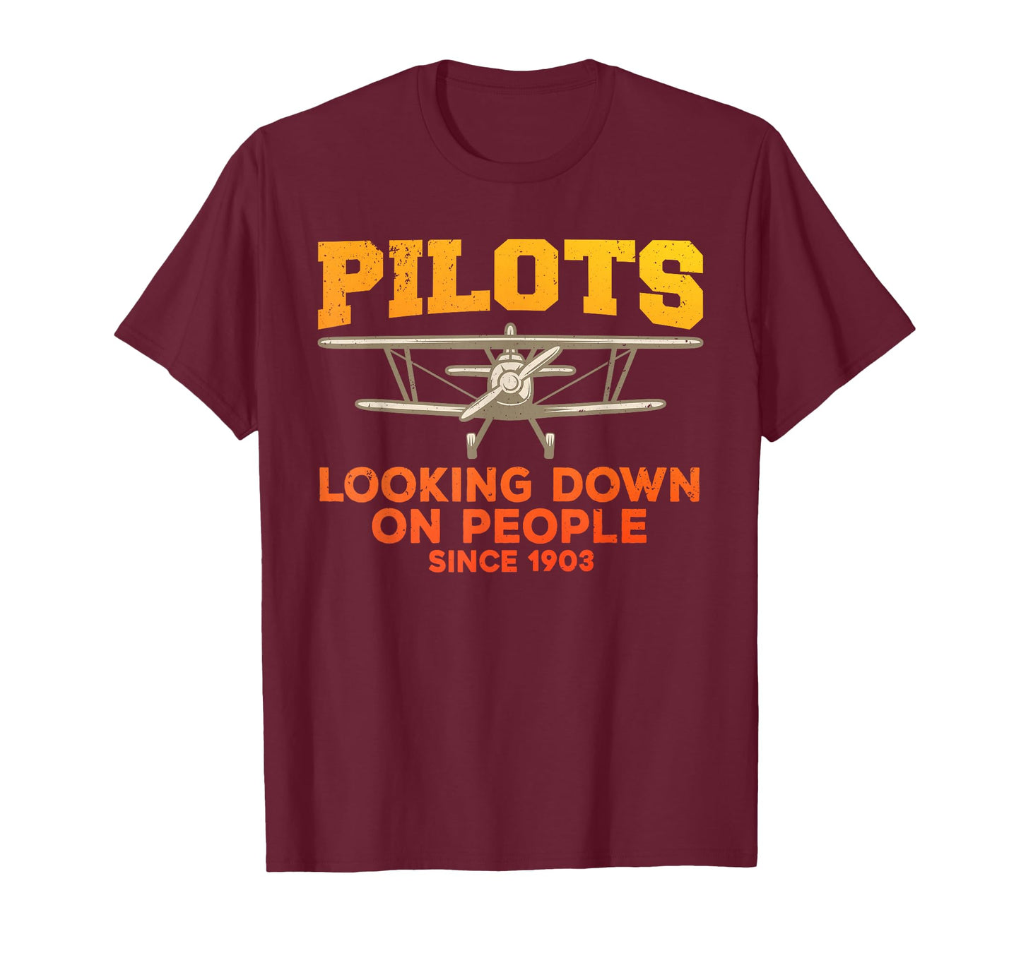 Funny Pilot Design for Men Women Aviation Airplane Pilot T-Shirt