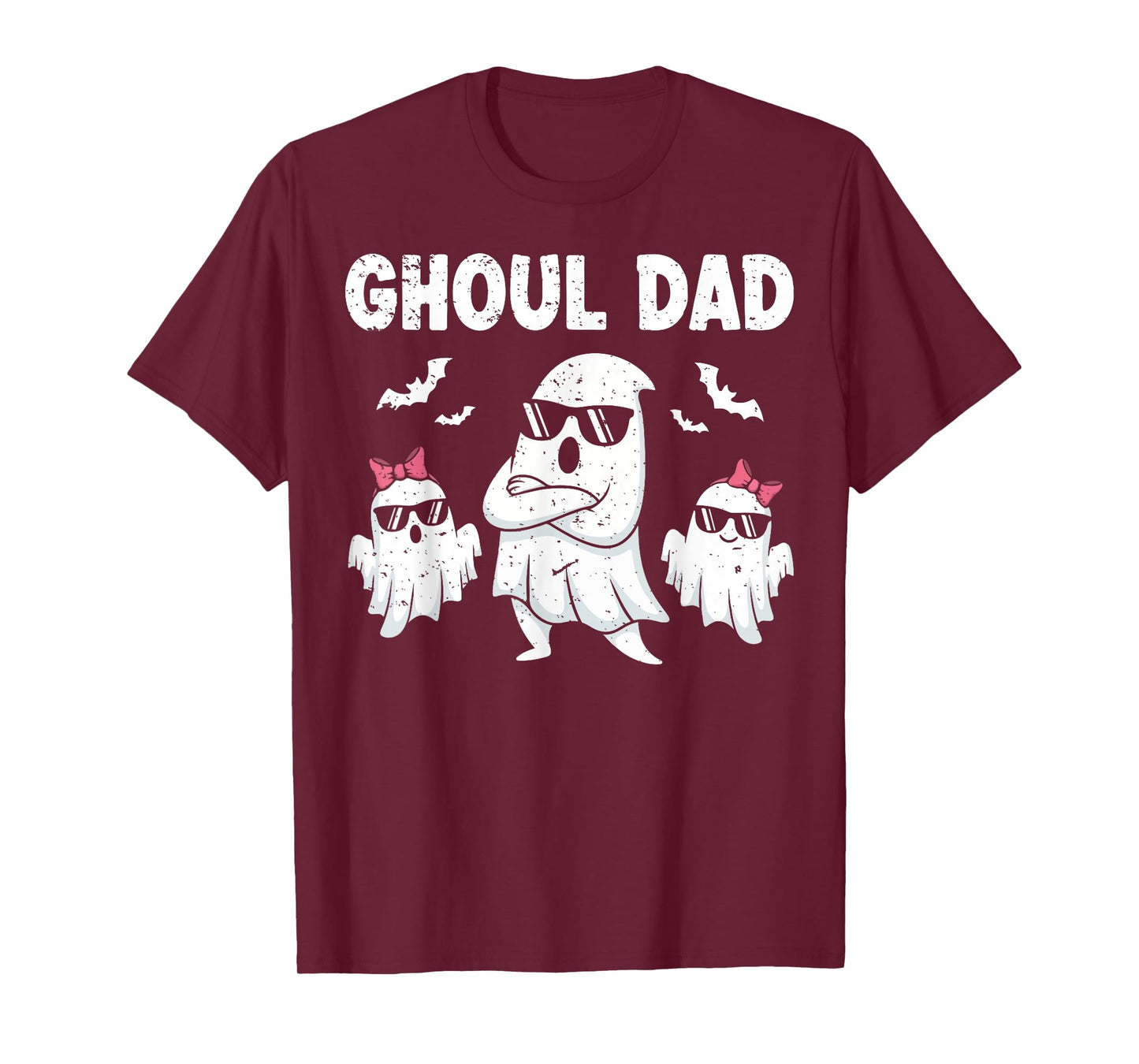 Ghoul Dad Vintage Ghost Funny Halloween Costume T-Shirt
