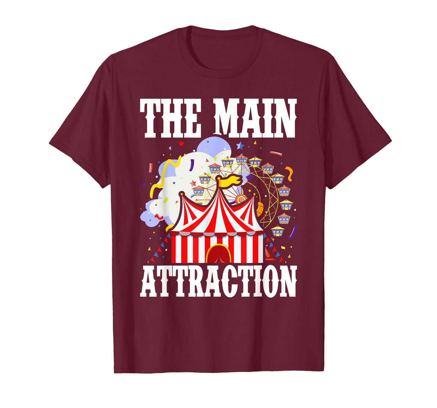 Kids The Attraction Circus Carnival Children Birthday Party T-Shirt