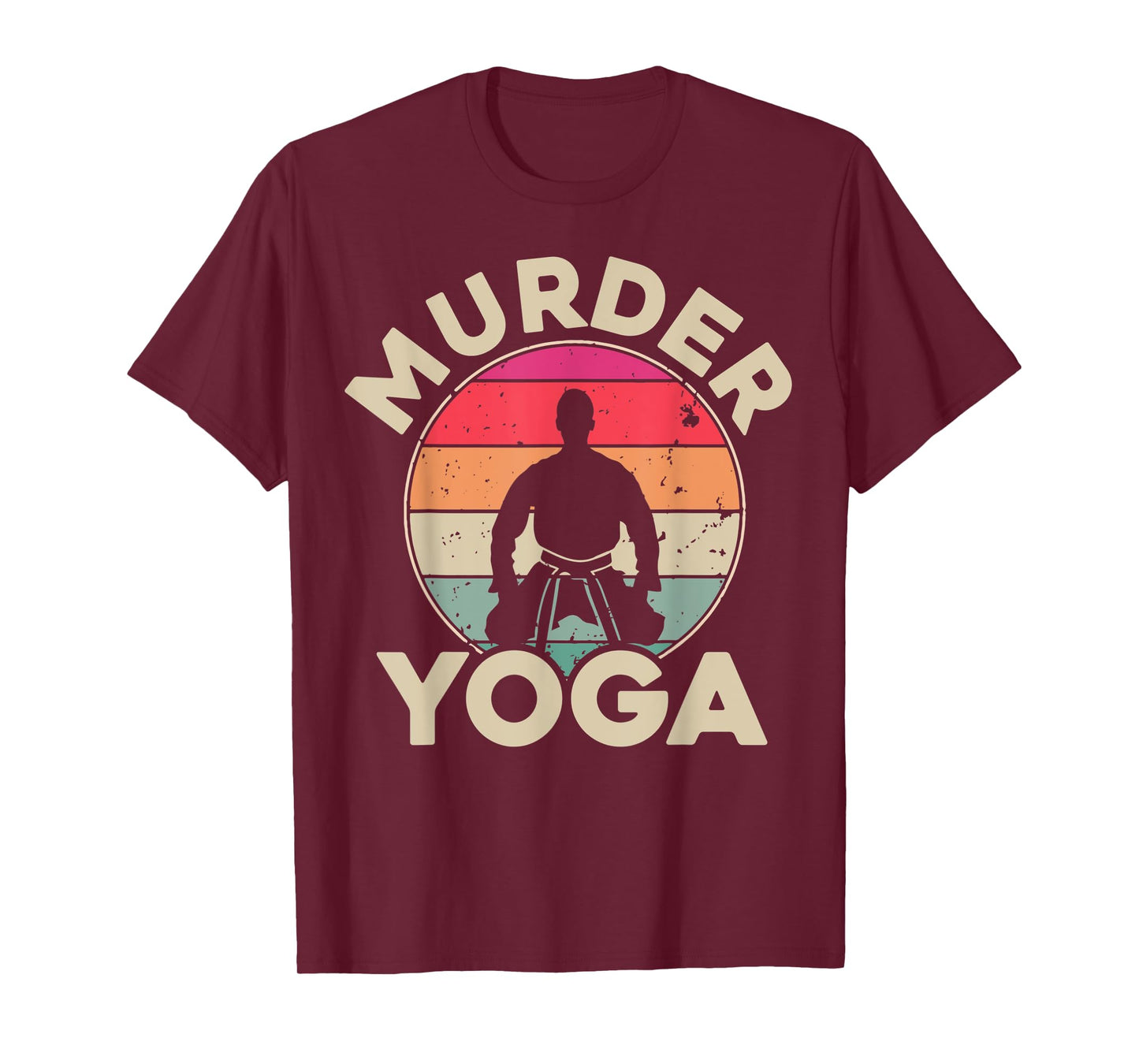 Vintage Jiu Jitsu Shirt Brazilian Jiu Jitsu Murder Yoga BJJ T-Shirt