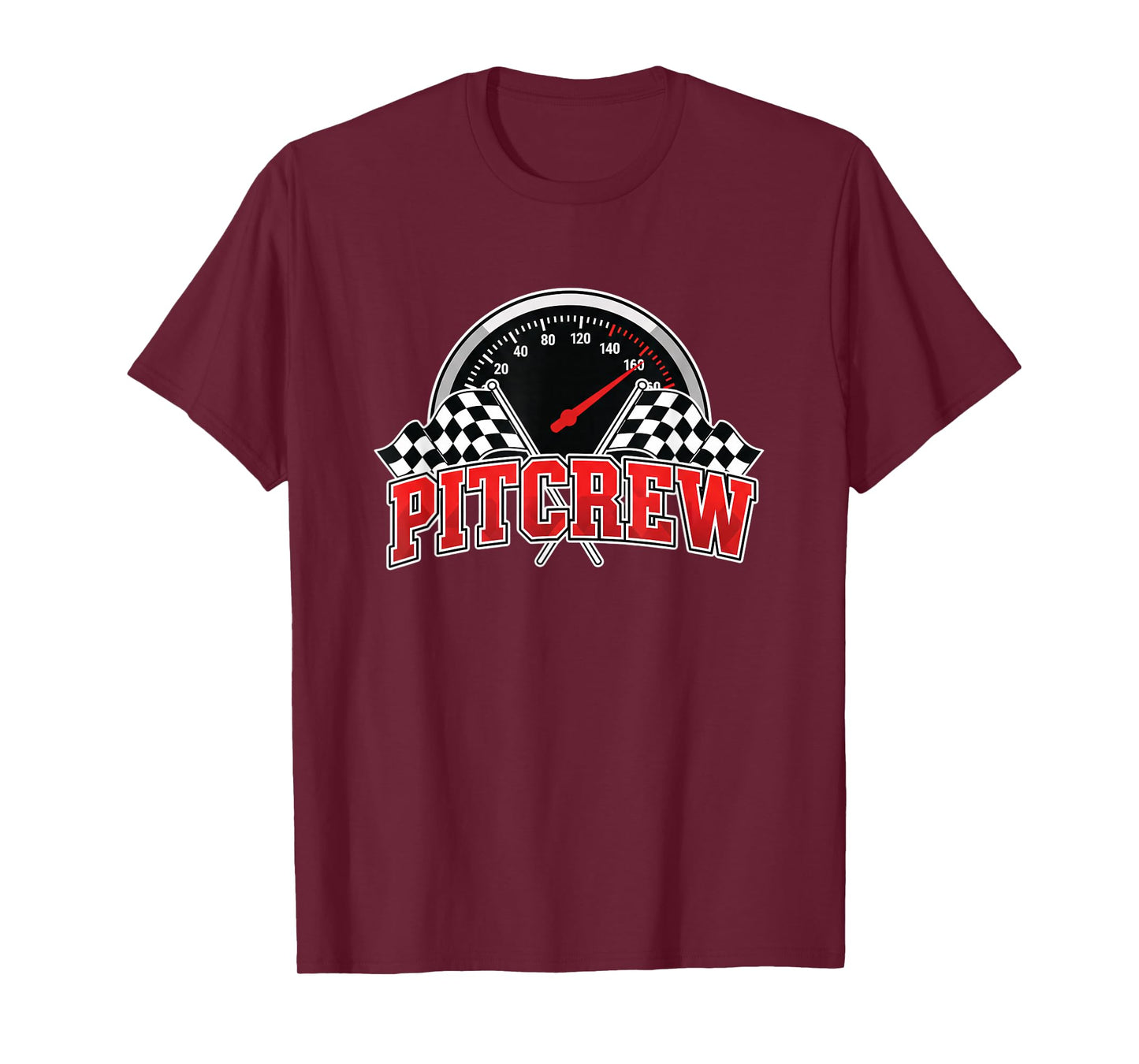 Car Pit Crew Racing Speedometer Pitcrew Design T-Shirt