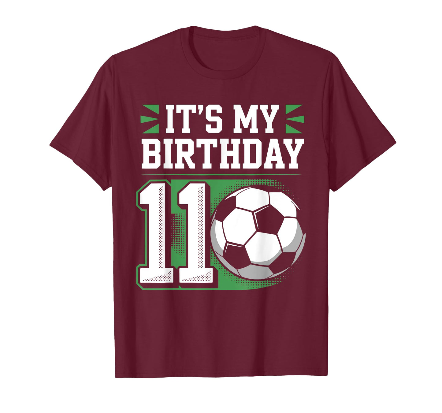 Birthday Boy Tees 11 Soccer Its My 11th Birthday Boys Soccer T-Shirt