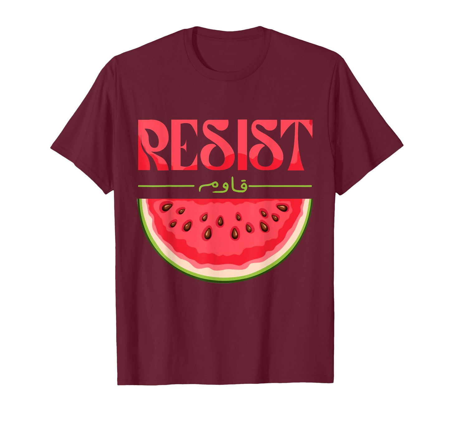 Watermelon Resist Stand With Palestine Gift For Women Men T-Shirt