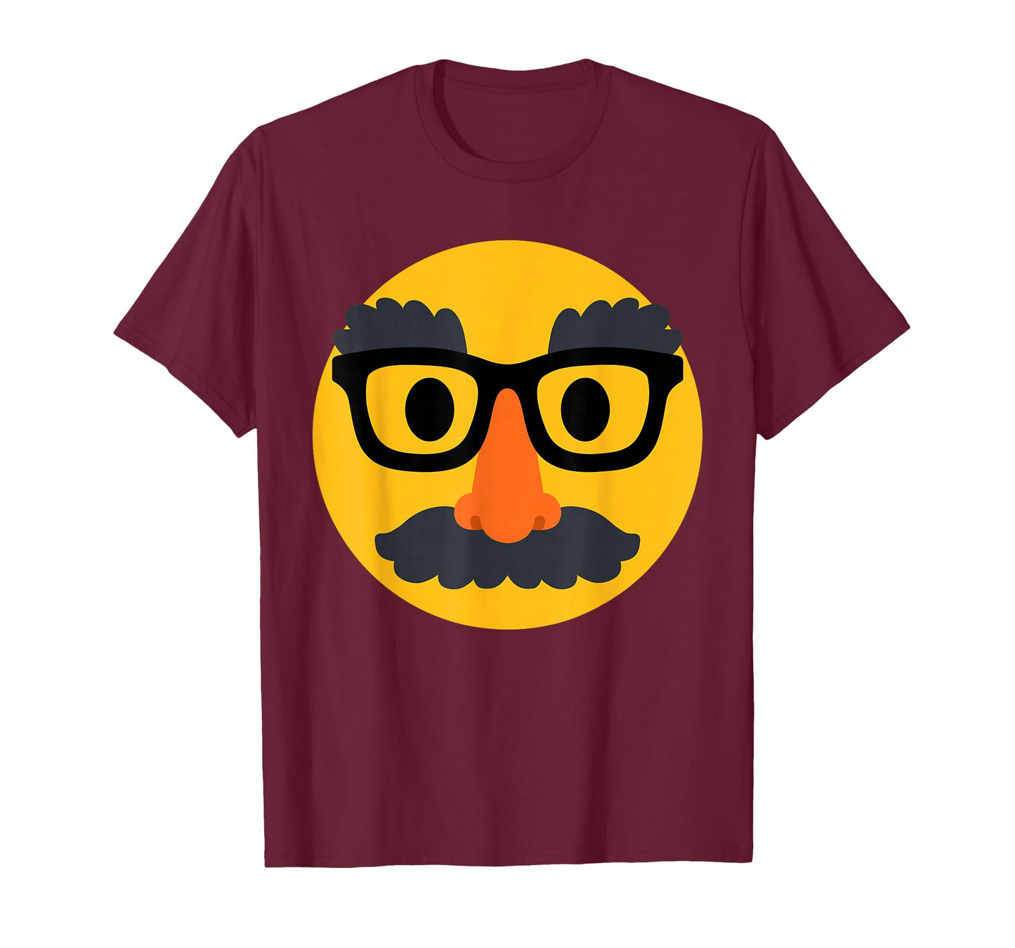 Funny Disguised Emoticon Face T-Shirt