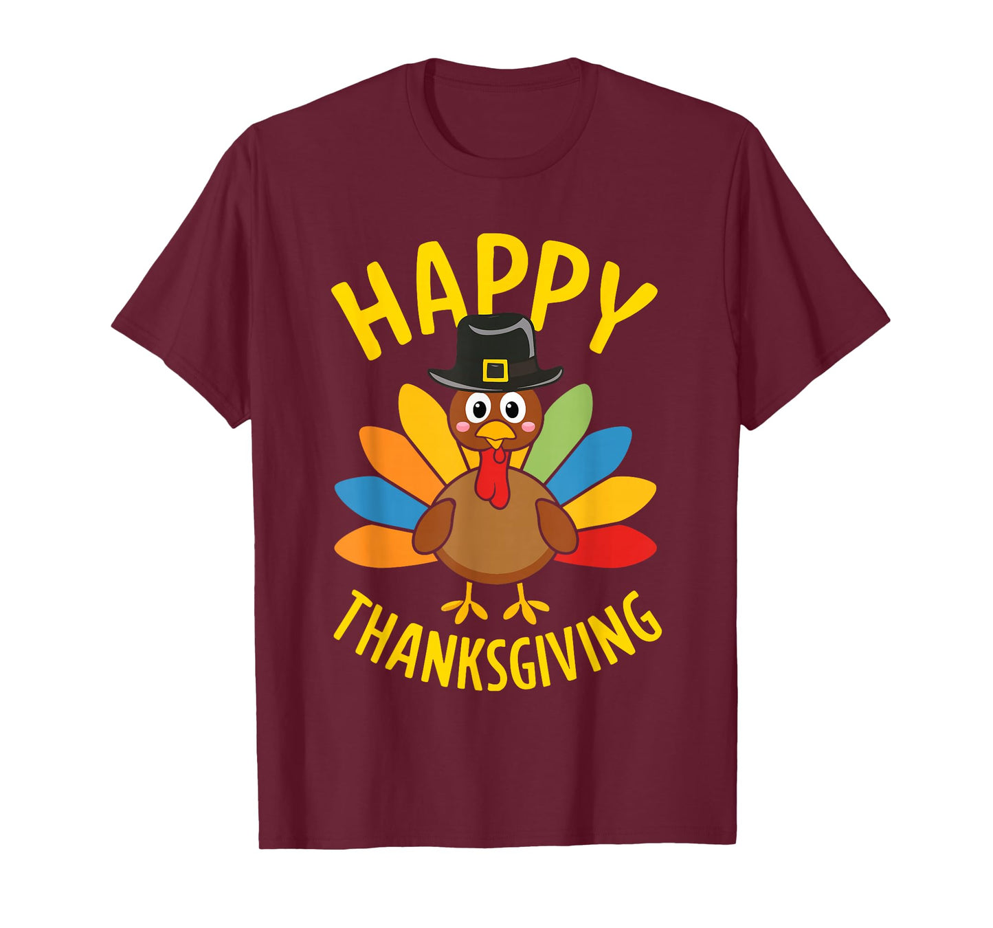 Happy Thanksgiving Shirt Men Women Kids Family Turkey Day T-Shirt
