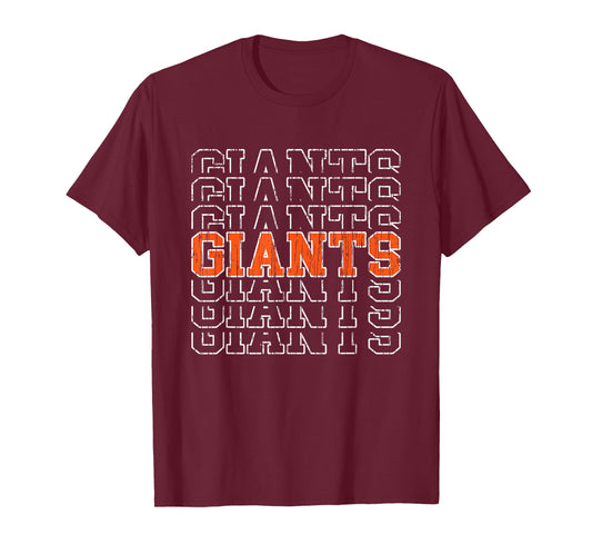 Giants Vintage Gift for Men Women Boys Girls Kids T-Shirt