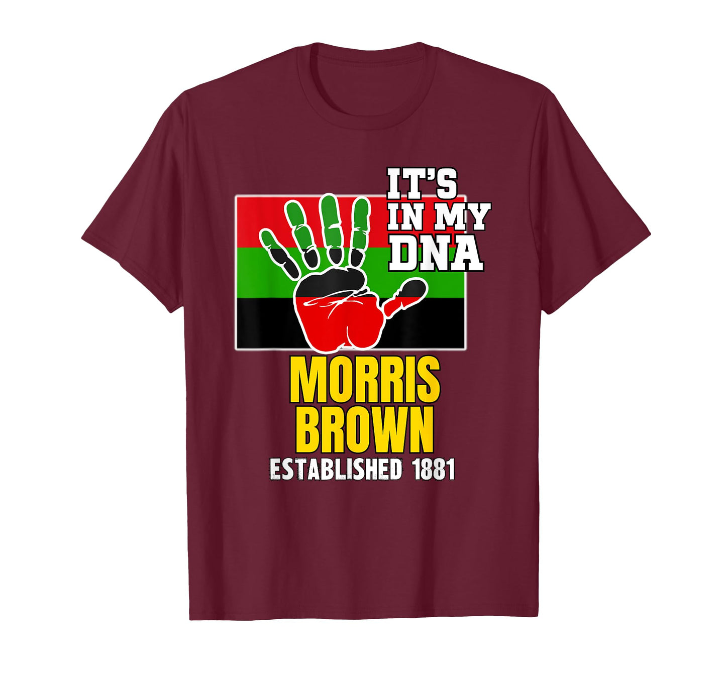 Morris Brown, MBC, Red, Black and Green HBCU T-Shirt